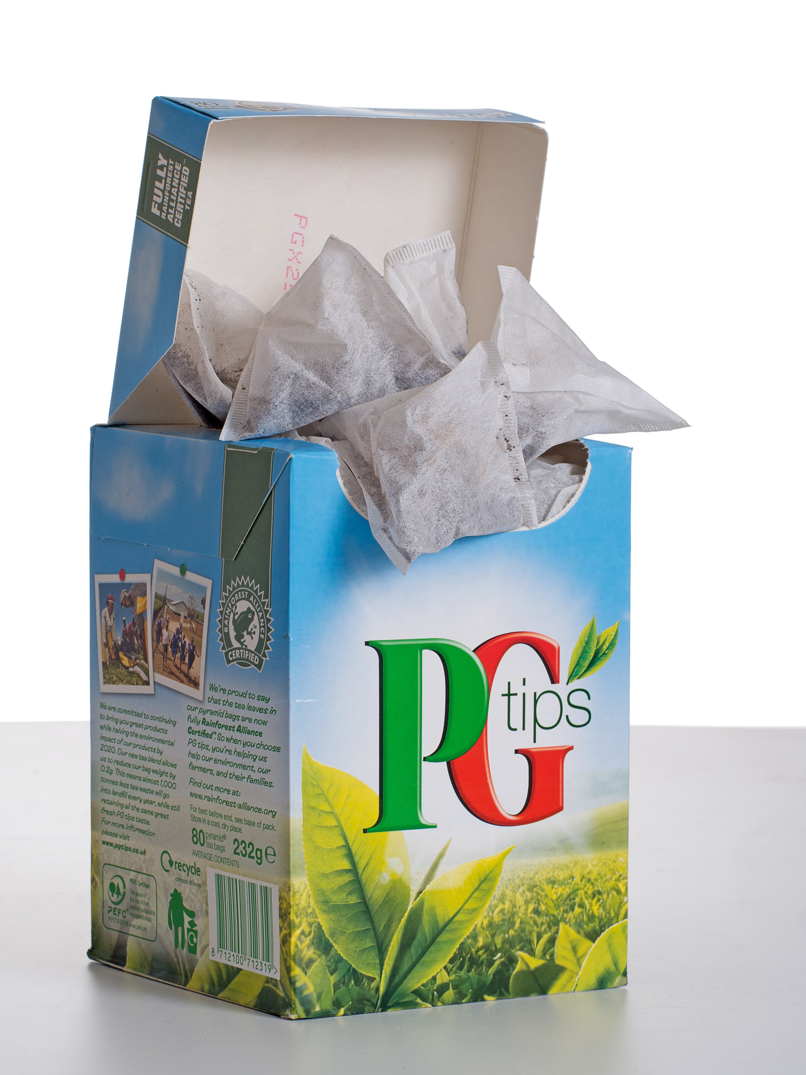 Caja de té PG Tips / Imagen tomada de: Shutterstock