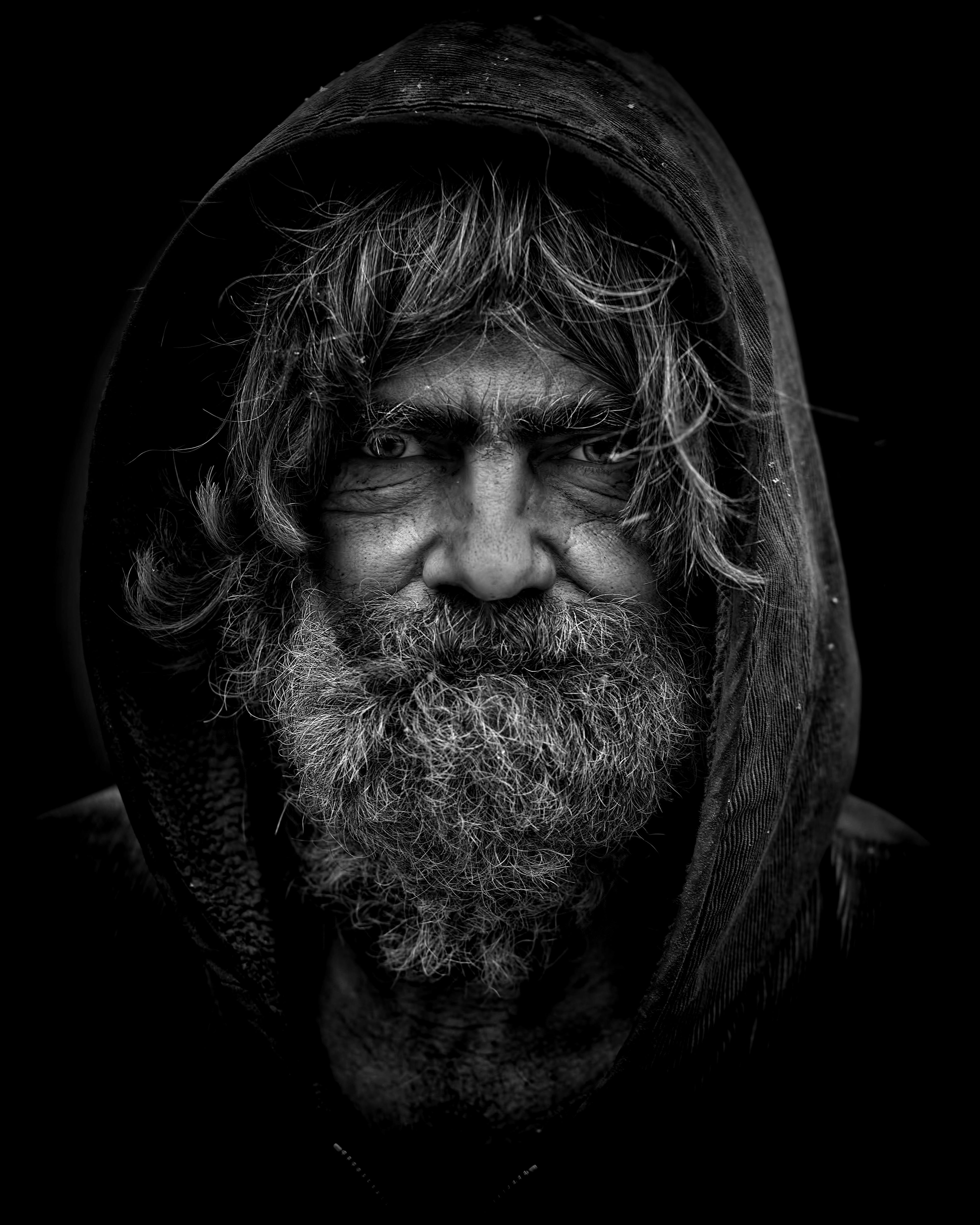 Retrato de un vagabundo | Fuente: Pexels