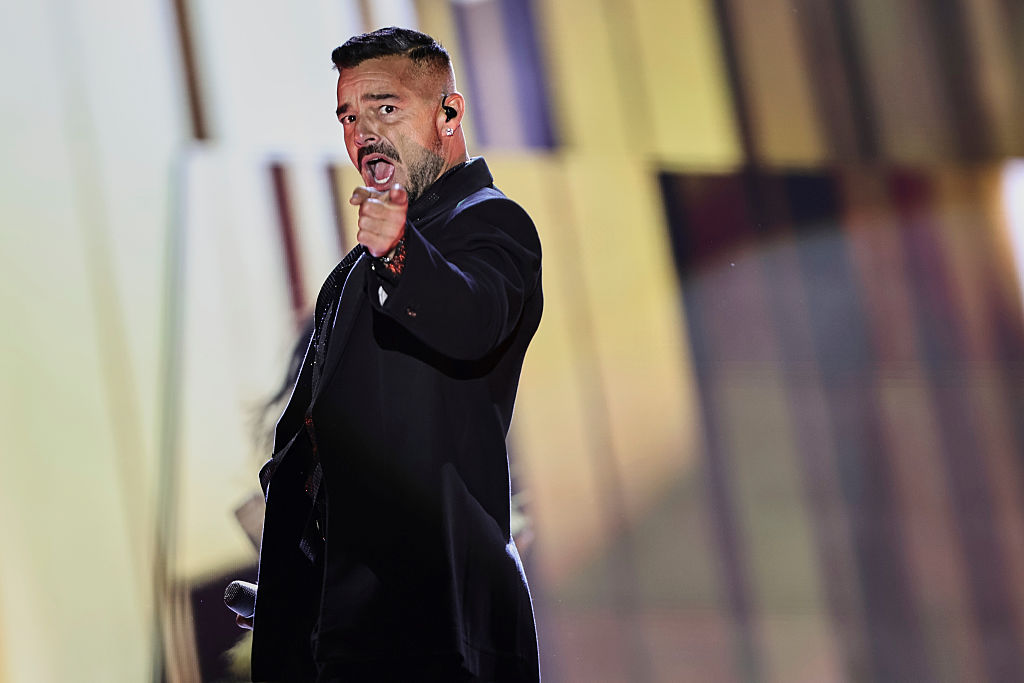 Ricky Martin actúa durante un concierto en el Estadio Fray Nano el 14 de marzo de 2026 en Ciudad de México, México. | Fuente: Getty Images