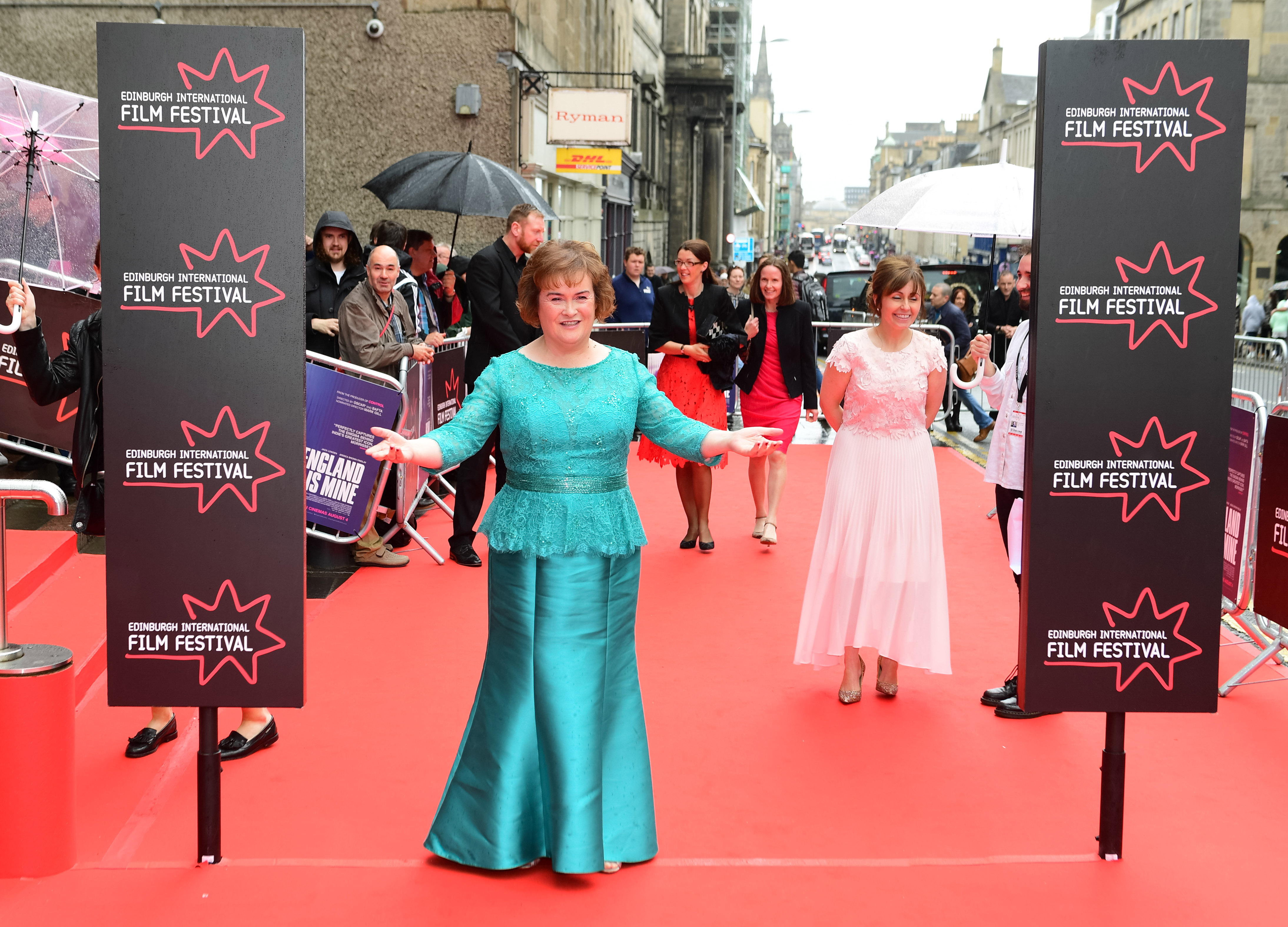 Susan Boyle asiste al estreno mundial de "England Is Mine", 2017 | Fuente: Getty Images