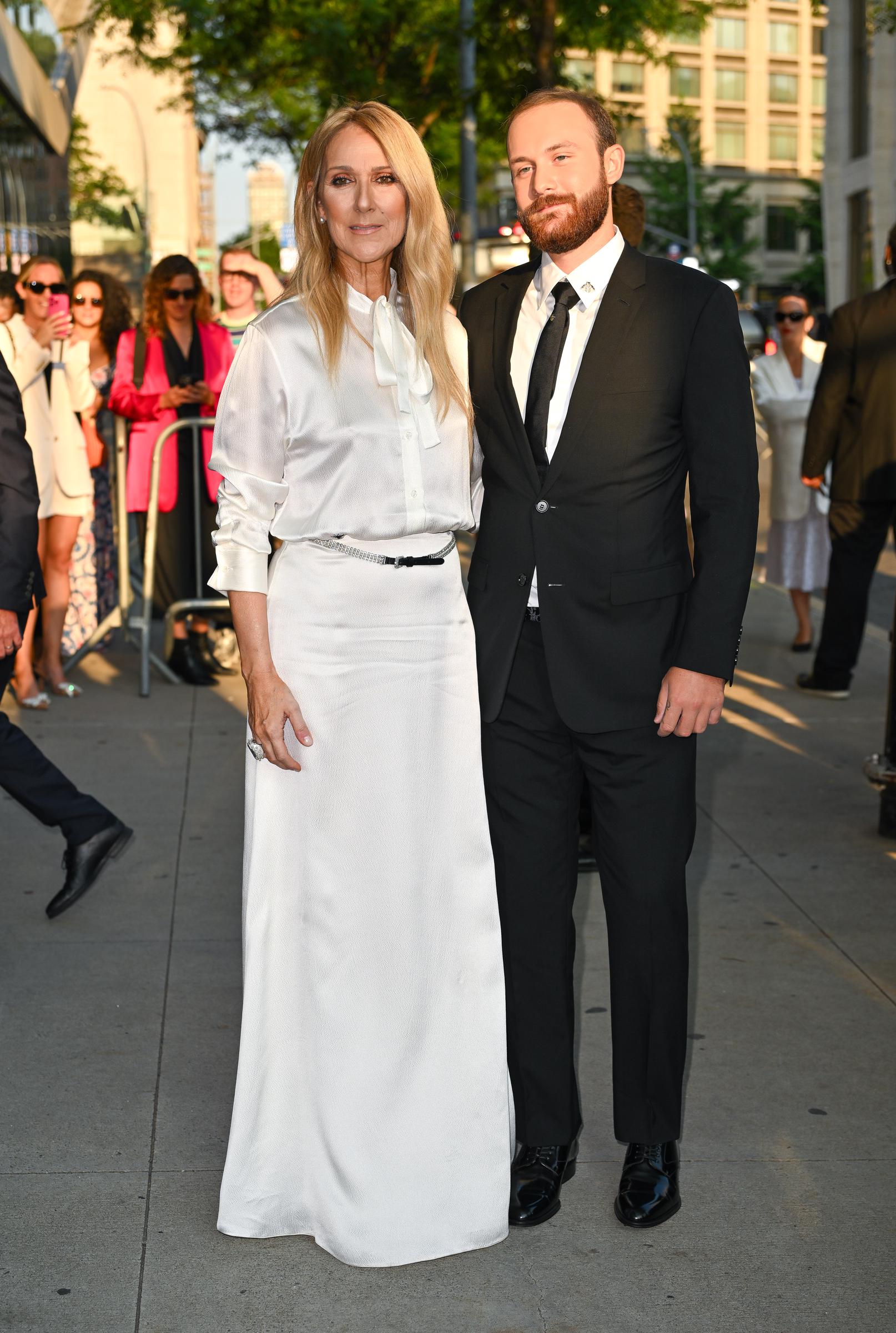 Céline Dion y René-Charles Angélil en la proyección de "I Am: Celine Dion" el 17 de junio de 2024, en Nueva York | Fuente: Getty Images