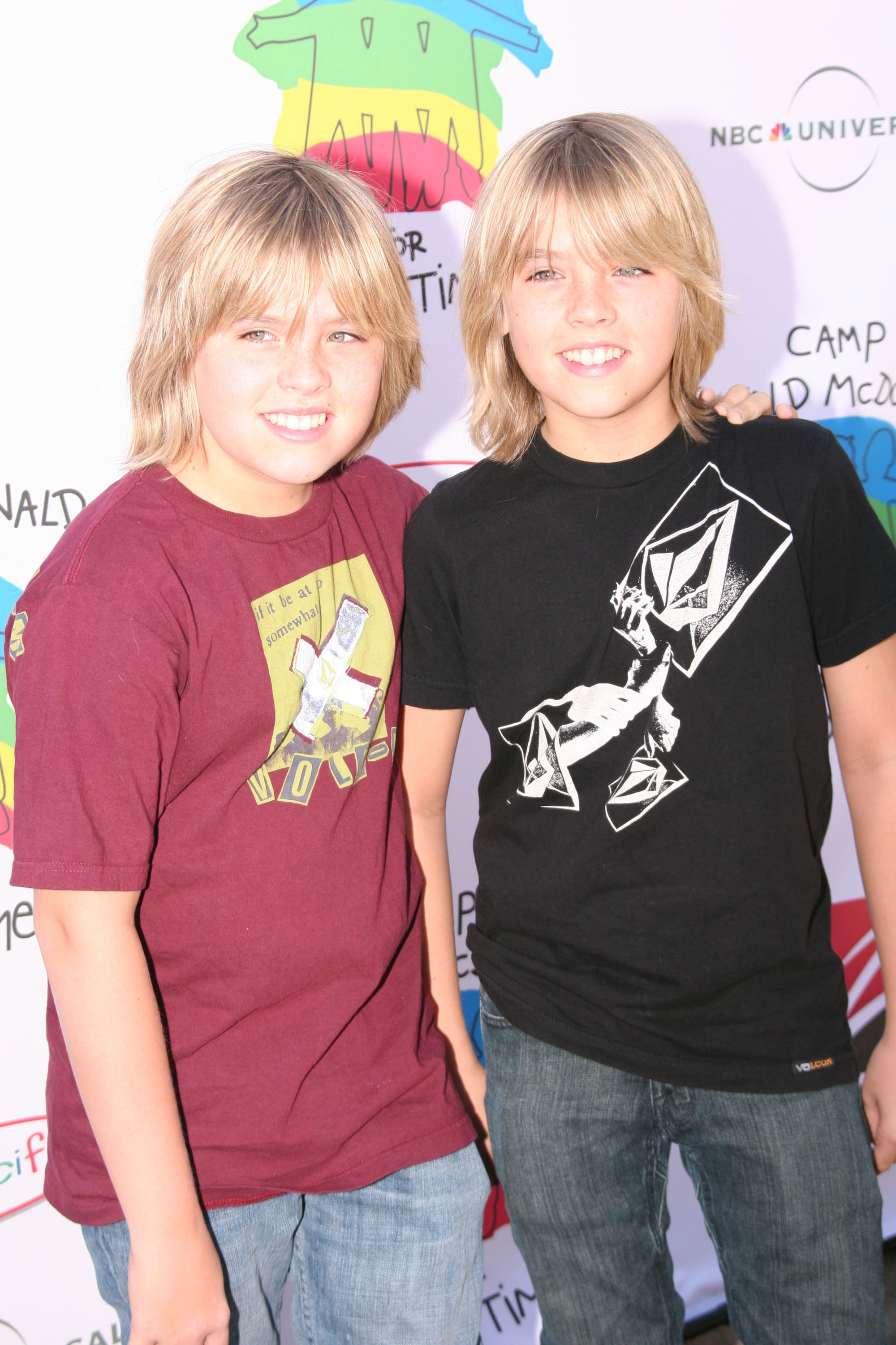 Dylan y Cole Sprouse, hacia 2006. | Fuente: Getty Images