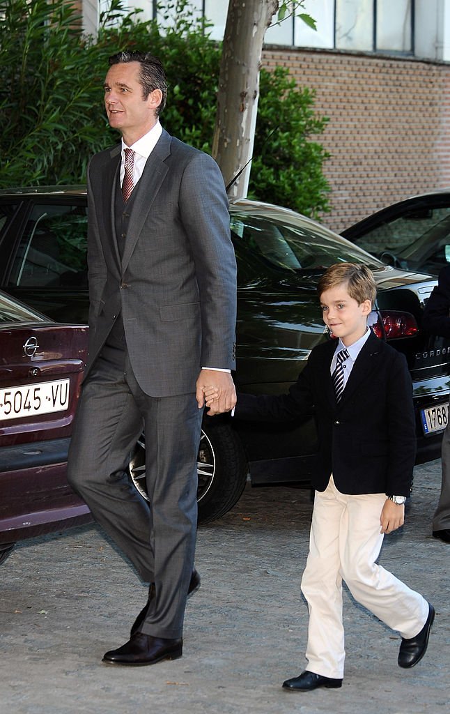 Inaki Urdangarin y su hijo Pablo Nicolas en 2009. | Foto: Getty Images