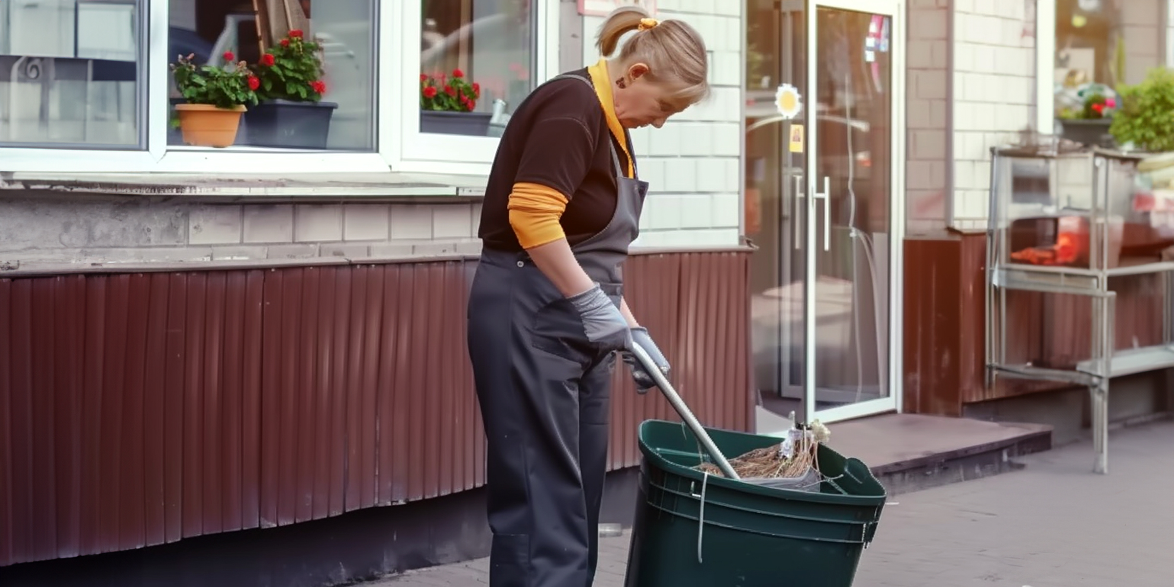 Mujer recogiendo basura | Fuente: AmoMama