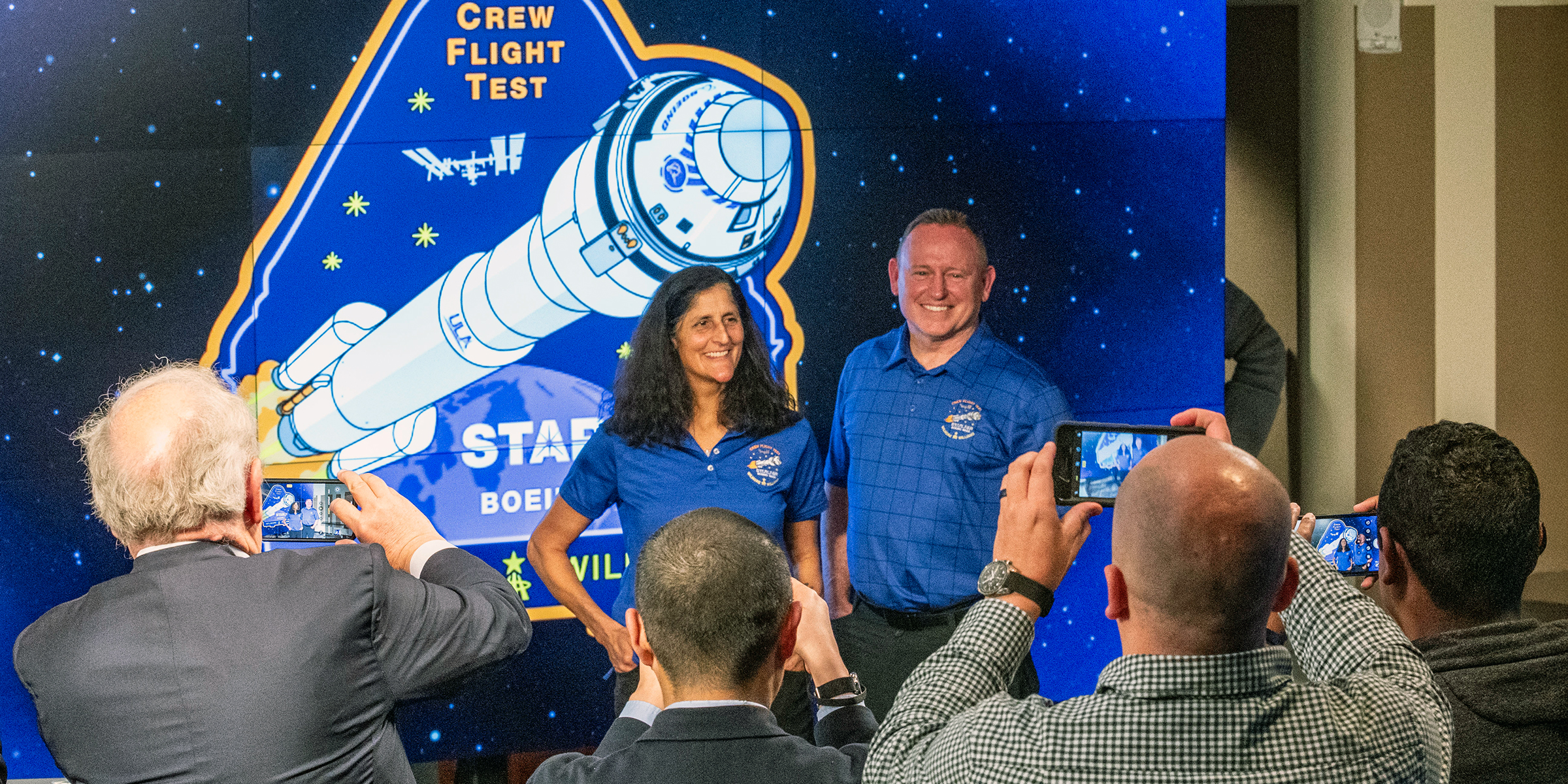 Los astronautas de la NASA Sunita "Suni" Williams y Barry "Butch" Wilmore | Fuente: Getty Images