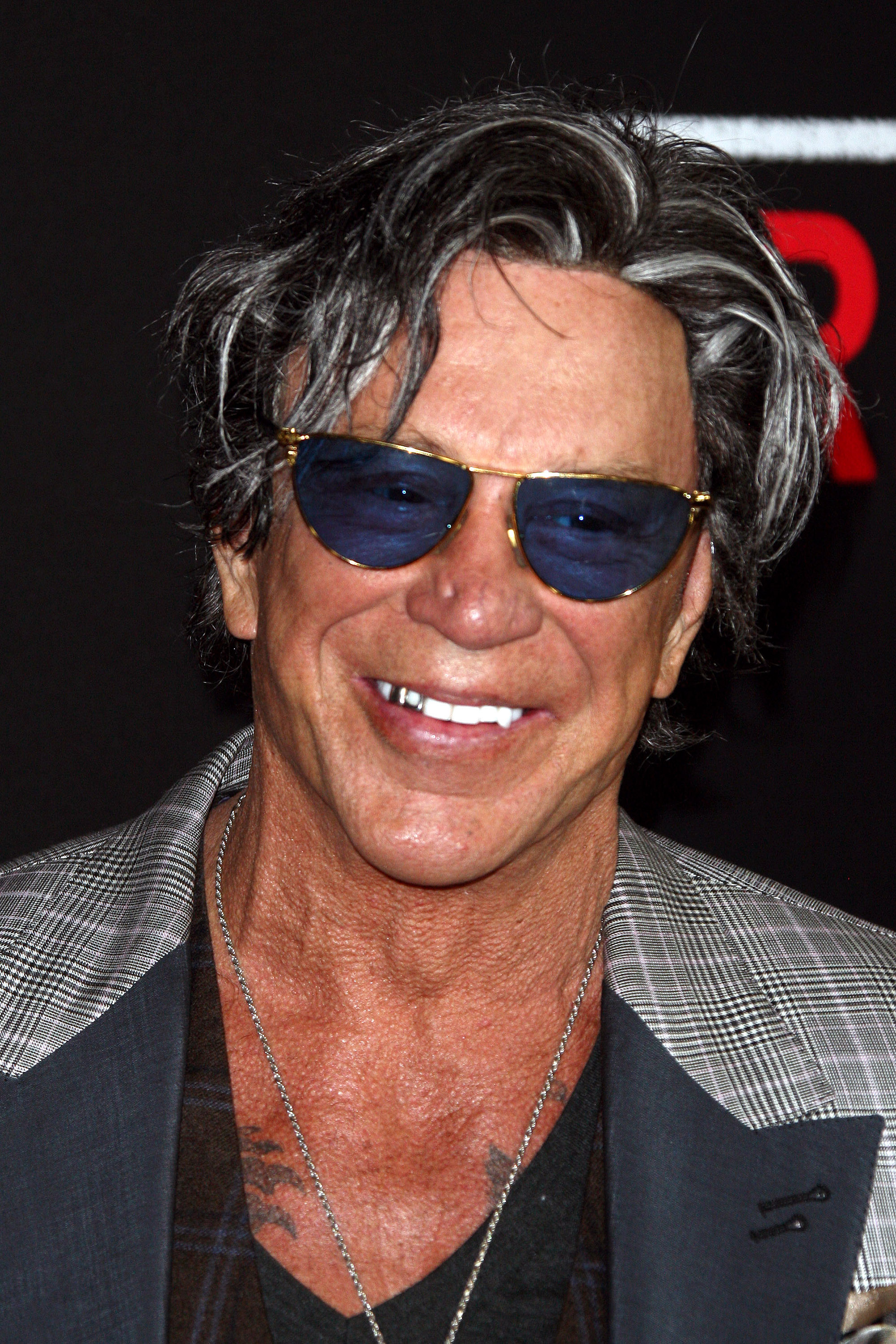 Mickey Rourke en el estreno de "Triple 9", 2016 | Fuente: Getty Images