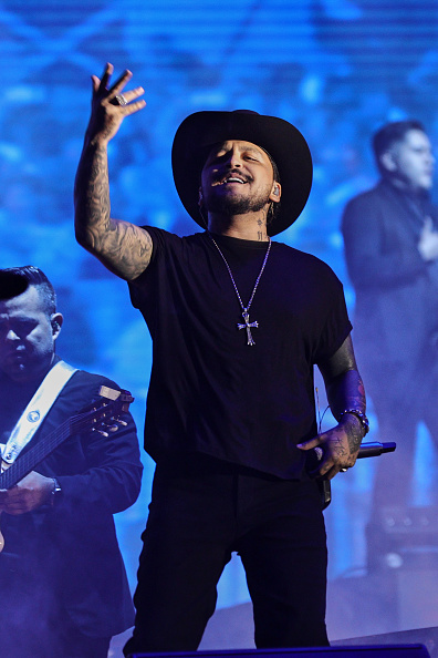 El cantante Christian Nodal se presenta durante un concierto como parte de la Feria Huamantla 2026 en el Foro Latido el 2 de agosto de 2026 en Huamantla, Tlaxcala, México | Fuente: Getty Images