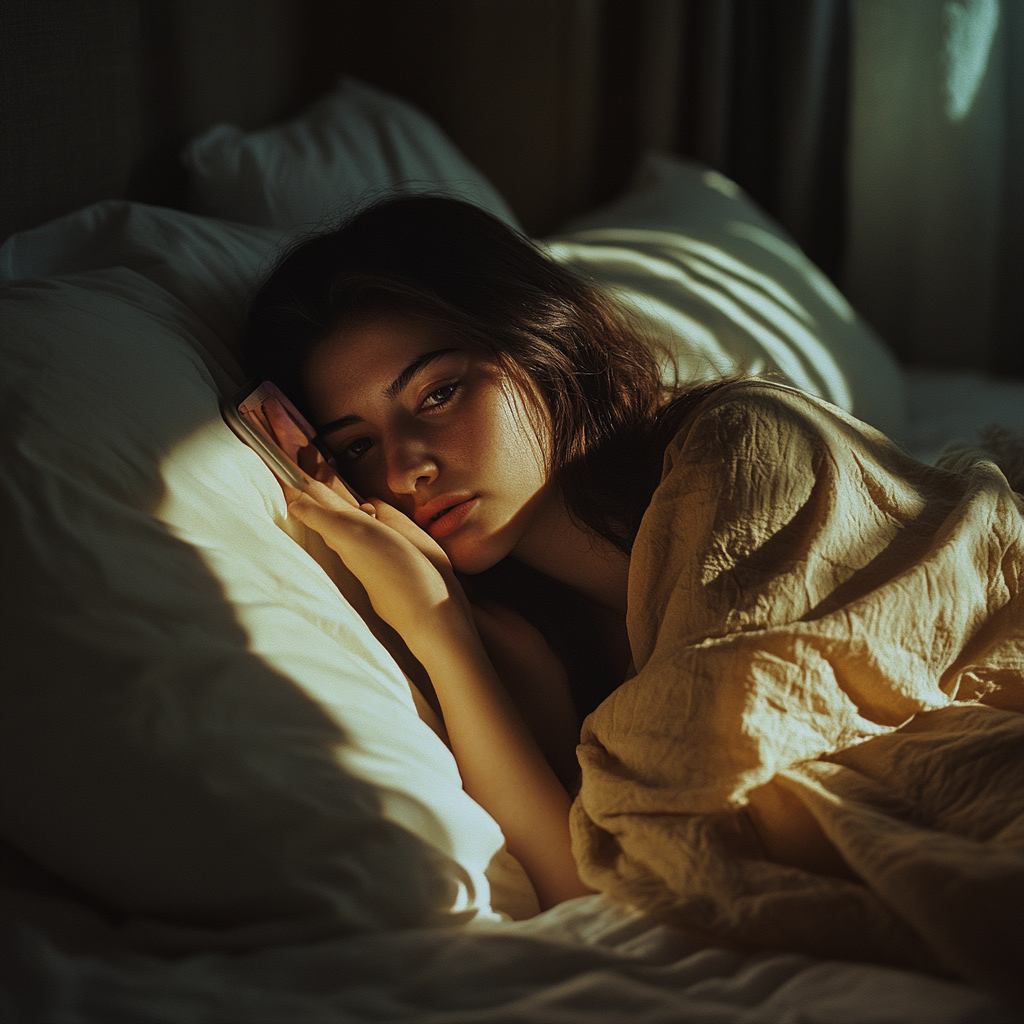 Una joven sumida en sus pensamientos | Fuente: Getty Images