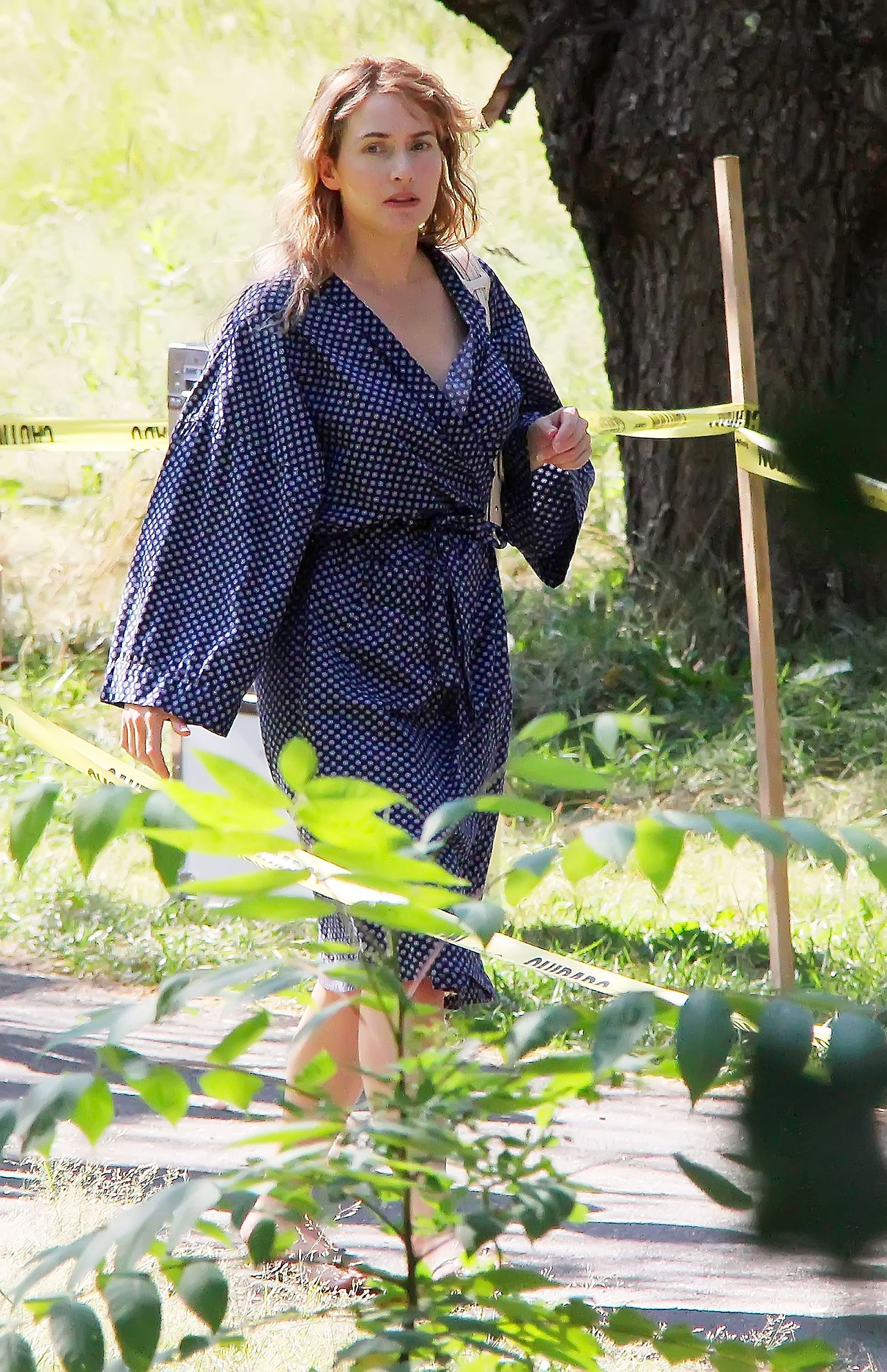 Kate Winslet fotografiada en el set de "Día del Trabajo" el 12 de julio de 2012 en Boston, Massachusetts┃Foto: Getty Images