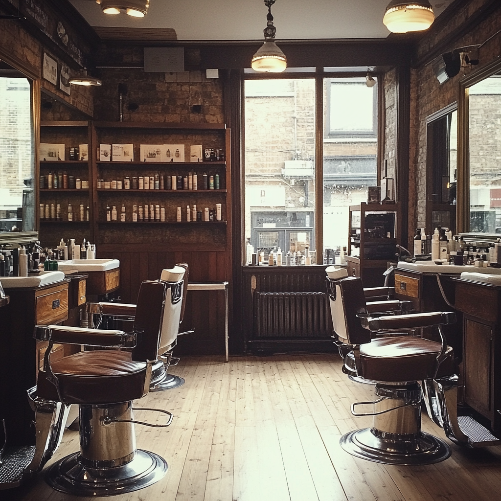 El interior de una barbería | Fuente: Midjourney