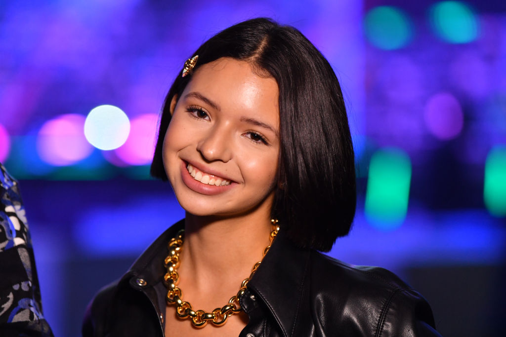 Ángela Aguilar asiste a los ensayos del segundo día de Premios Juventud 2021 en el Watsco Center el 20 de julio de 2021 en Coral Gables, Florida.