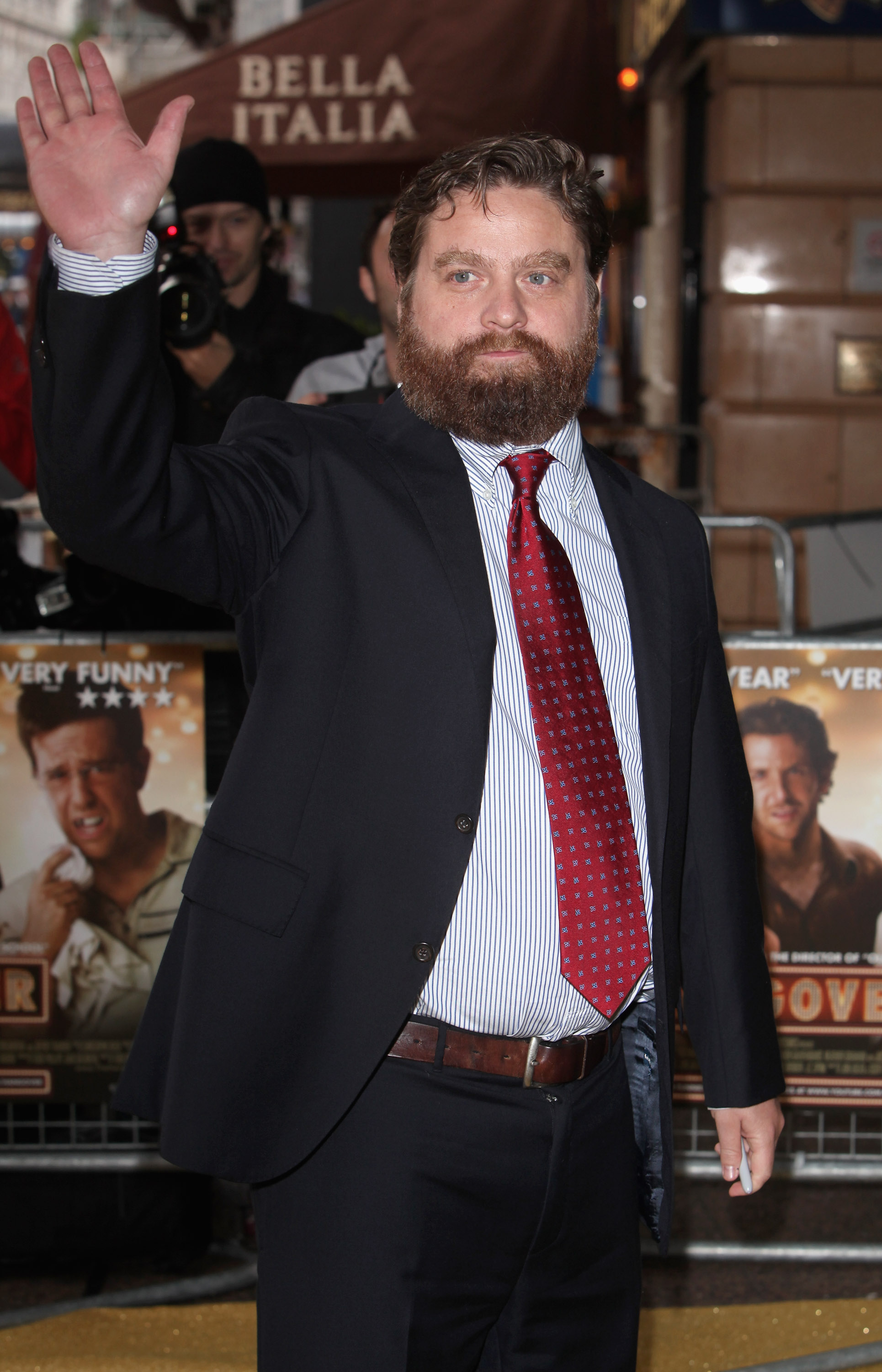 Zach Galifianakis antes de adelgazar, en 2009 | Fuente: Getty Images