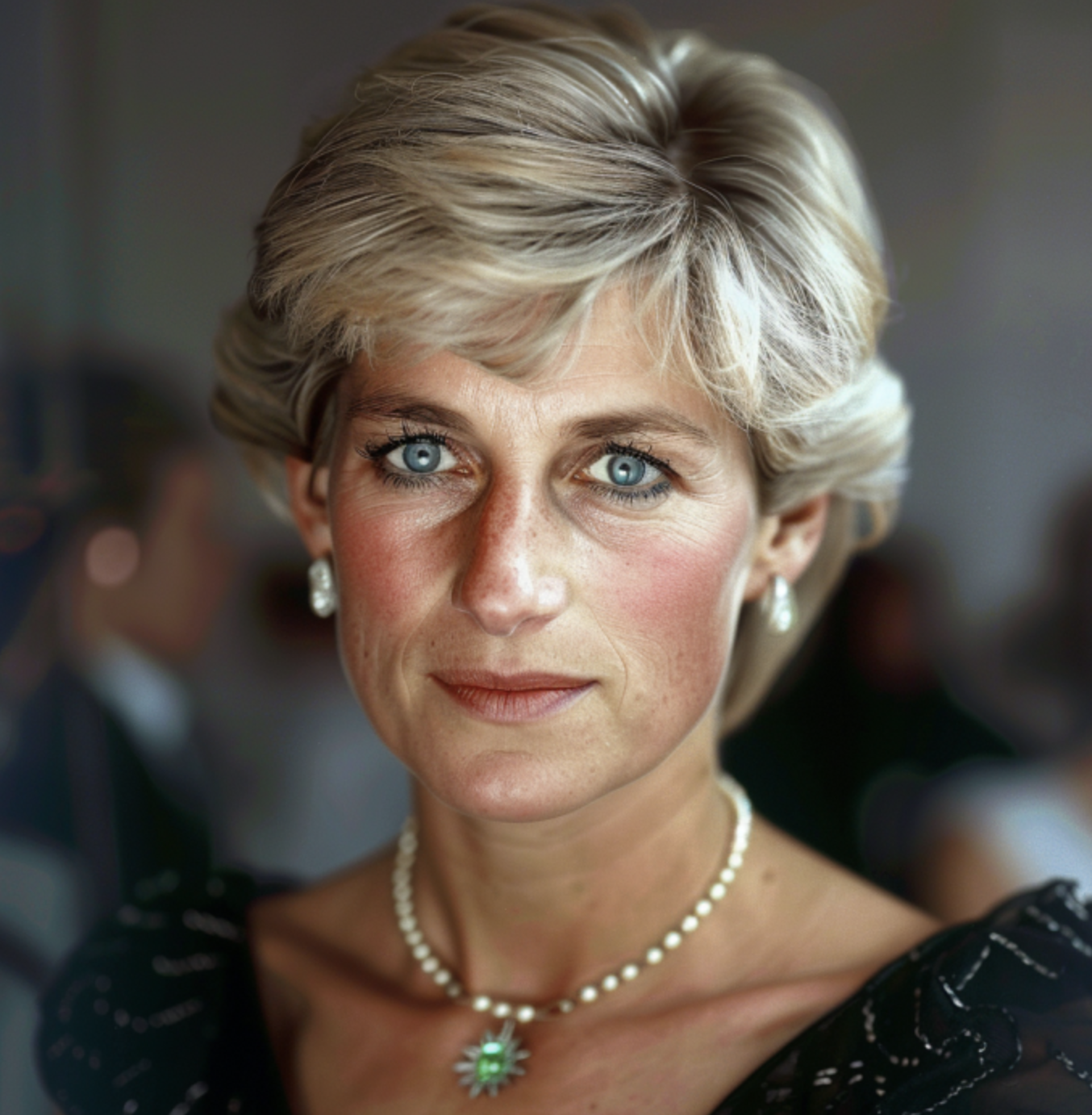Imagen IA de la princesa Diana en la madurez | Foto: Midjourney