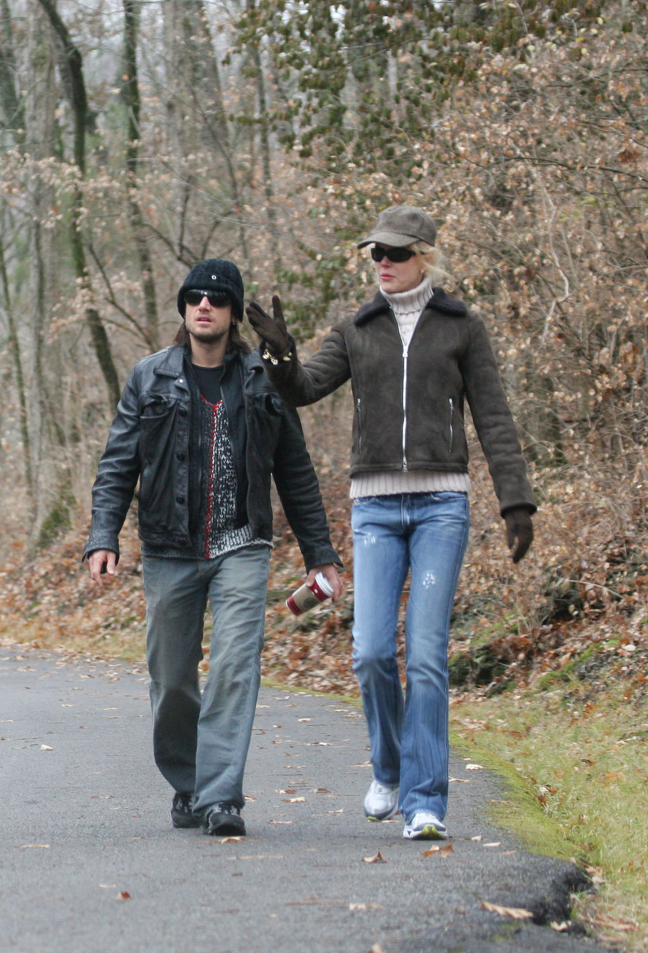 Keith Urban y Nicole Kidman son vistos en Nashvillle, Tennessee, el 25 de diciembre de 2005. | Fuente: Getty Images