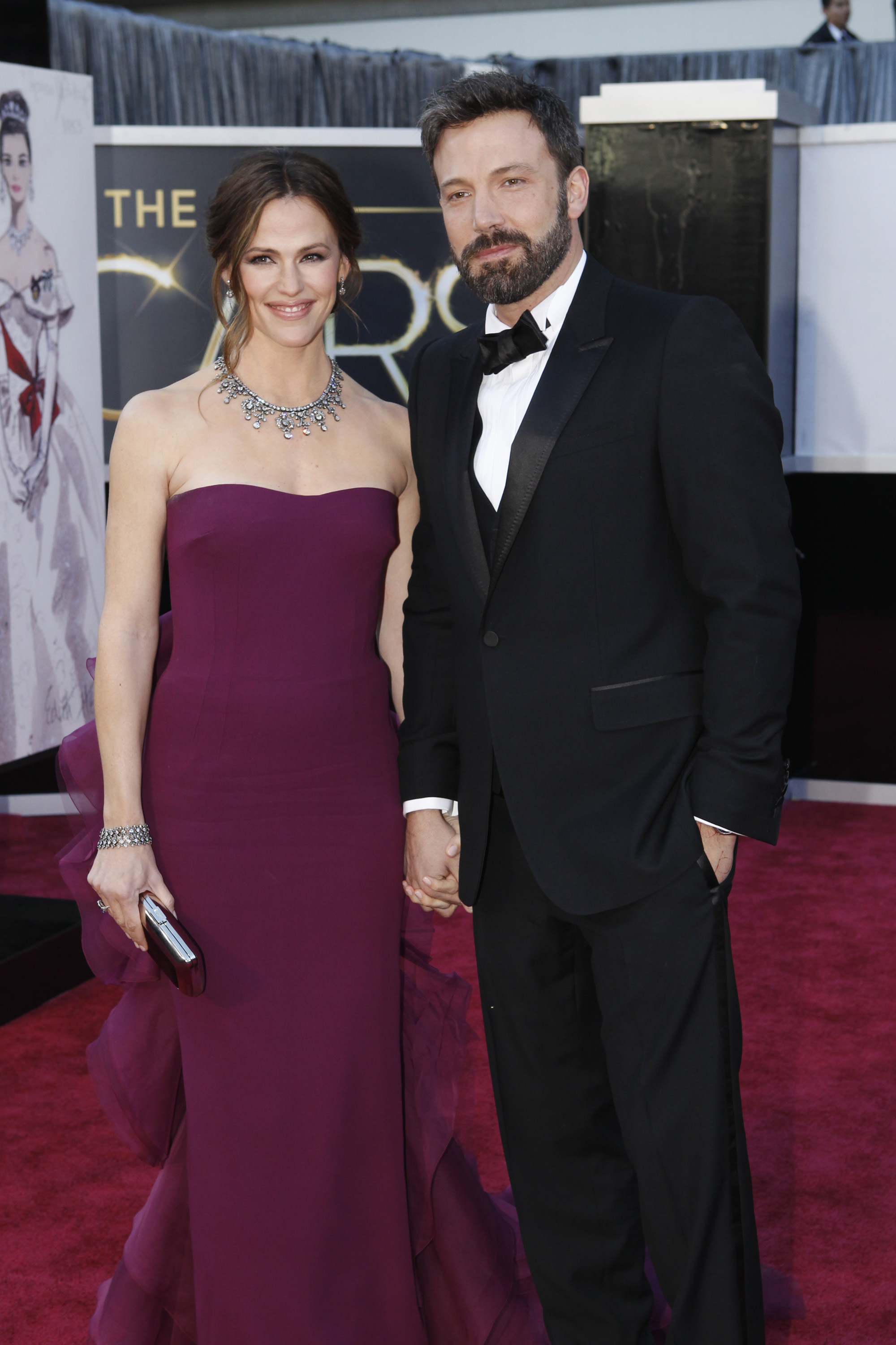 Jennifer Garner y Ben Affleck en los Oscar en Hollywood, Los Ángeles, el 24 de febrero de 2013 | Foto: Getty Images