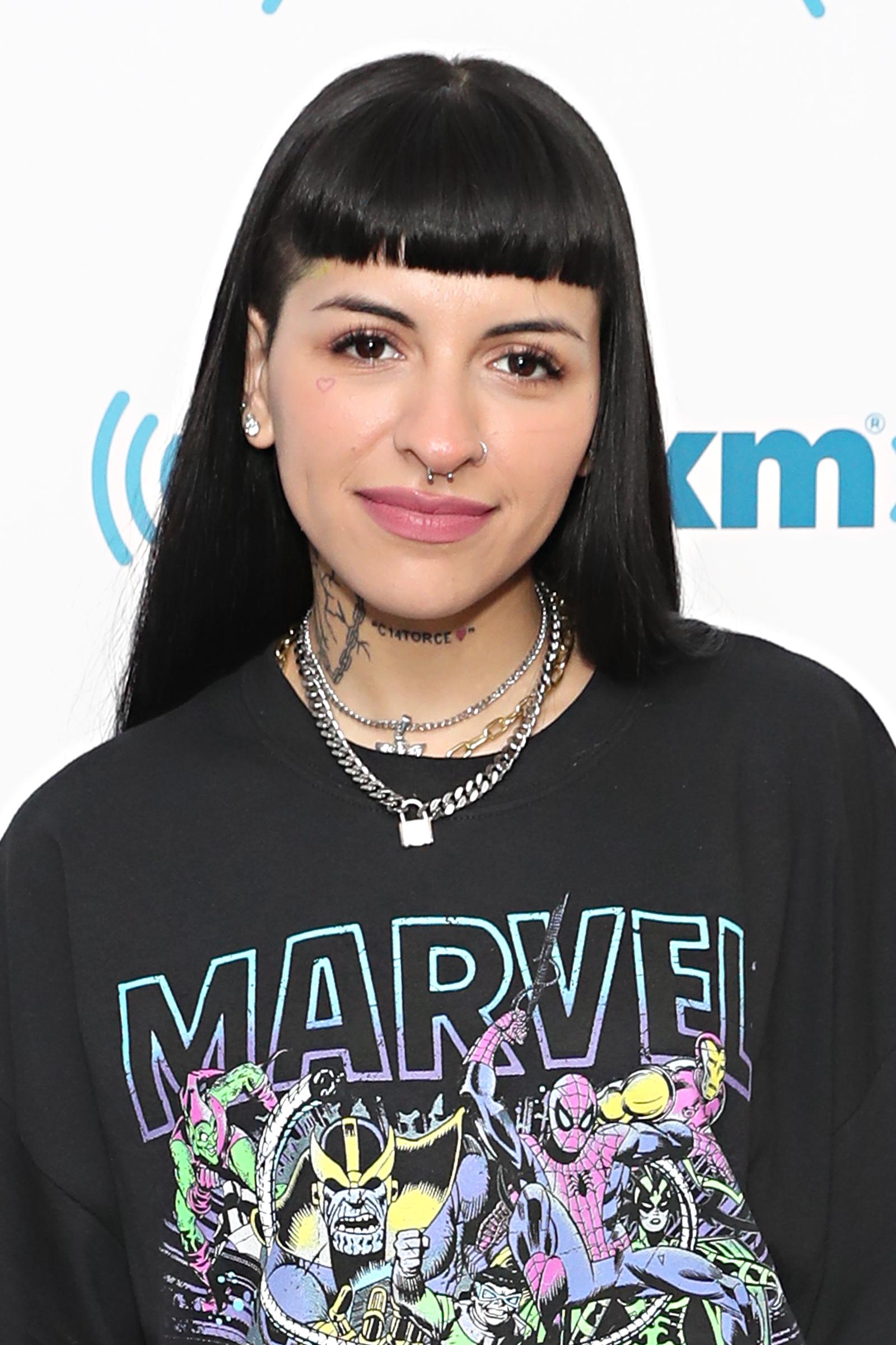 Cazzu visita los estudios SiriusXM el 26 de julio de 2019 en Nueva York. | Fuente: Getty Images