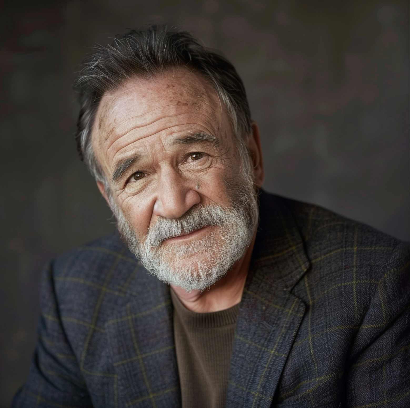 Imagen AI de Robin Williams en la vejez | Fuente: Midjourney