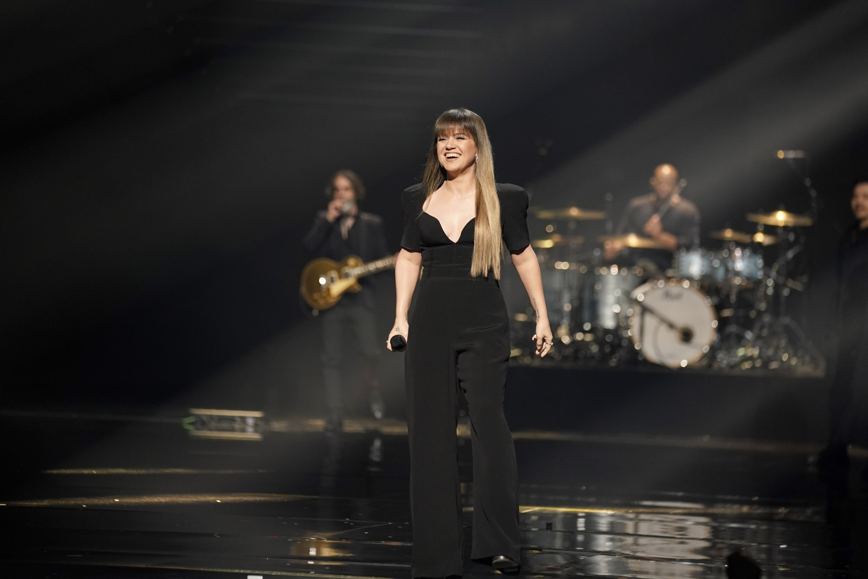 Kelly Clarkson durante el Upfront de la NBC Universal desde el Radio City Music Hall de Nueva York el lunes 13 de mayo de 2024 | Fuente: Getty Images