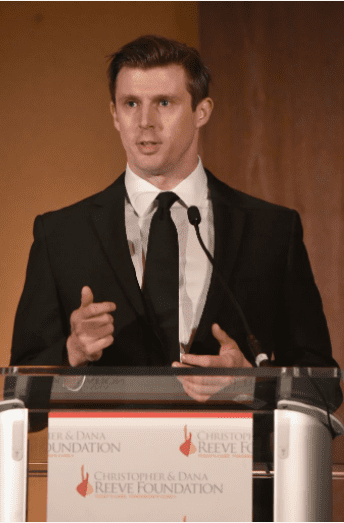 Matthew Reeve en un evento de la Fundación Christopher Reeve, en 2017. | Foto: Getty Images