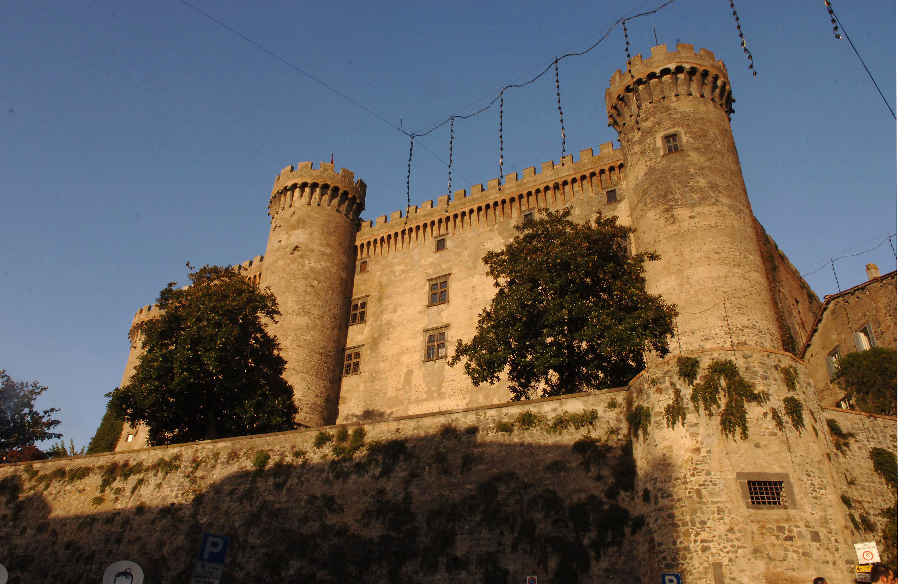 El lugar de la boda de Tom Cruise y Katie Holmes, el Castillo de Odescalchi, fotografiado el 18 de noviembre de 2006, en Roma, Italia. | Fuente: Getty Images