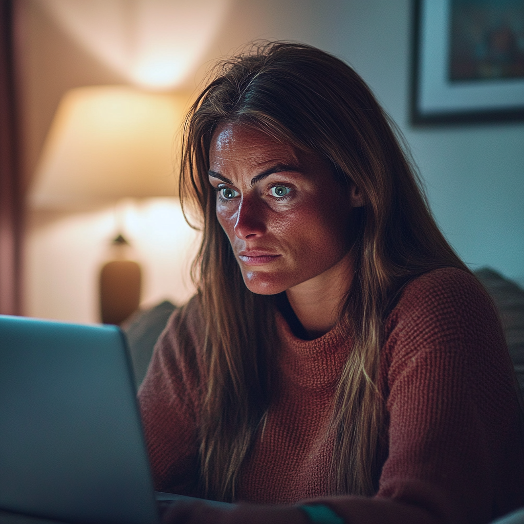 Una mujer escribiendo un correo electrónico | Fuente: Midjourney