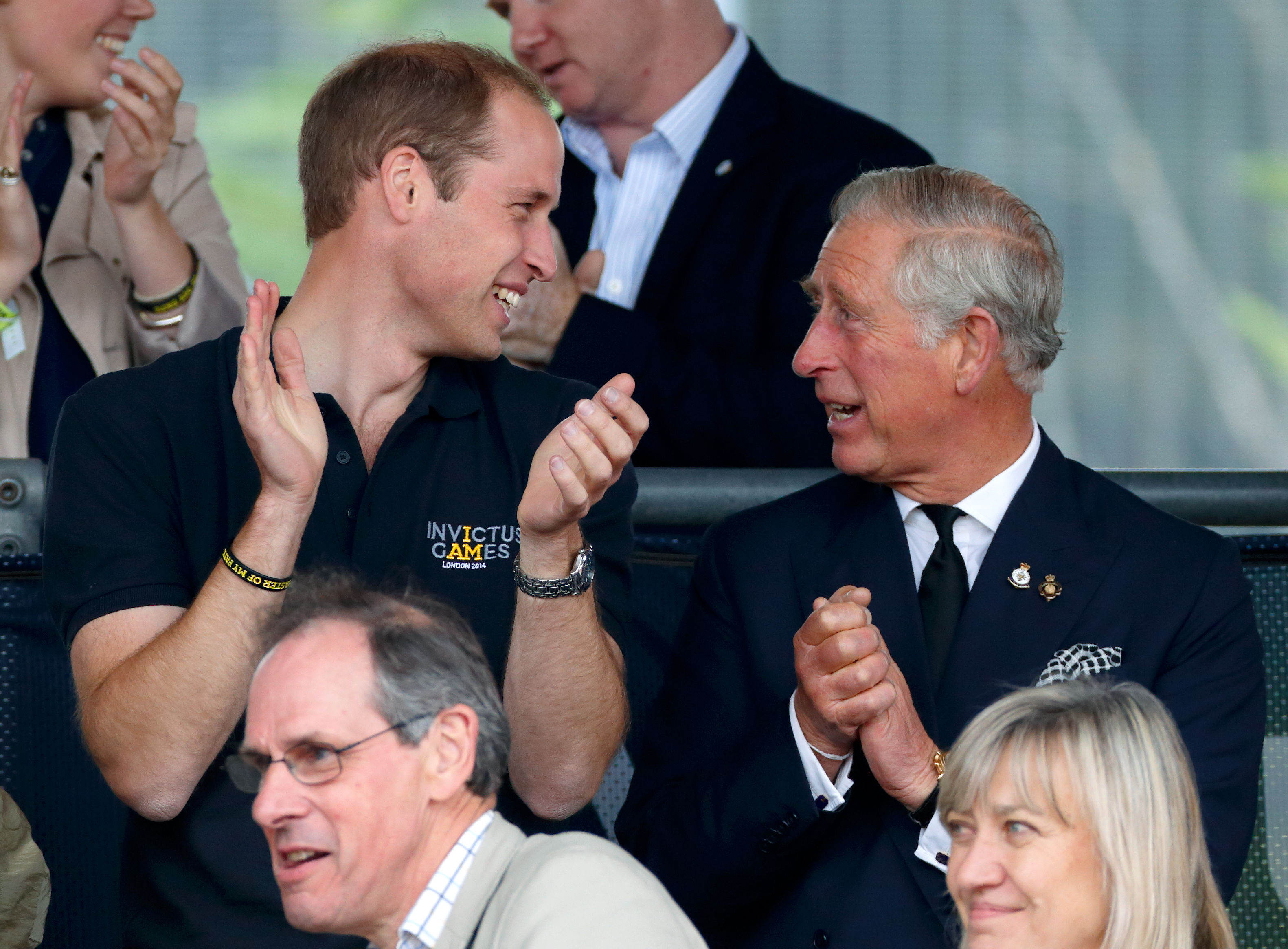 El príncipe William y el rey Charles III en los Juegos Invictus en Londres, Inglaterra, el 11 de septiembre de 2014 | Fuente: Getty Images