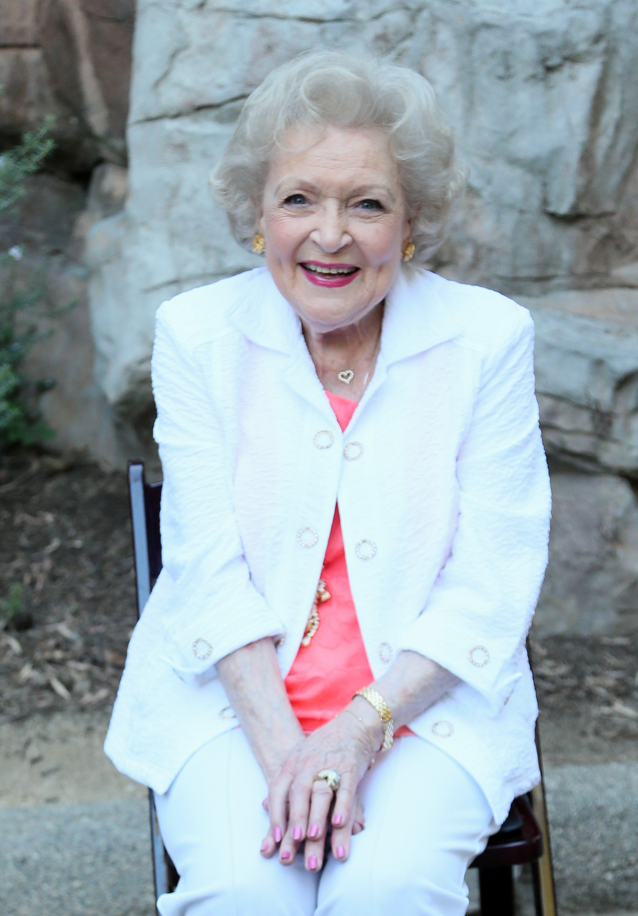 Betty White en Los Ángeles 2015. | Foto: Getty Images