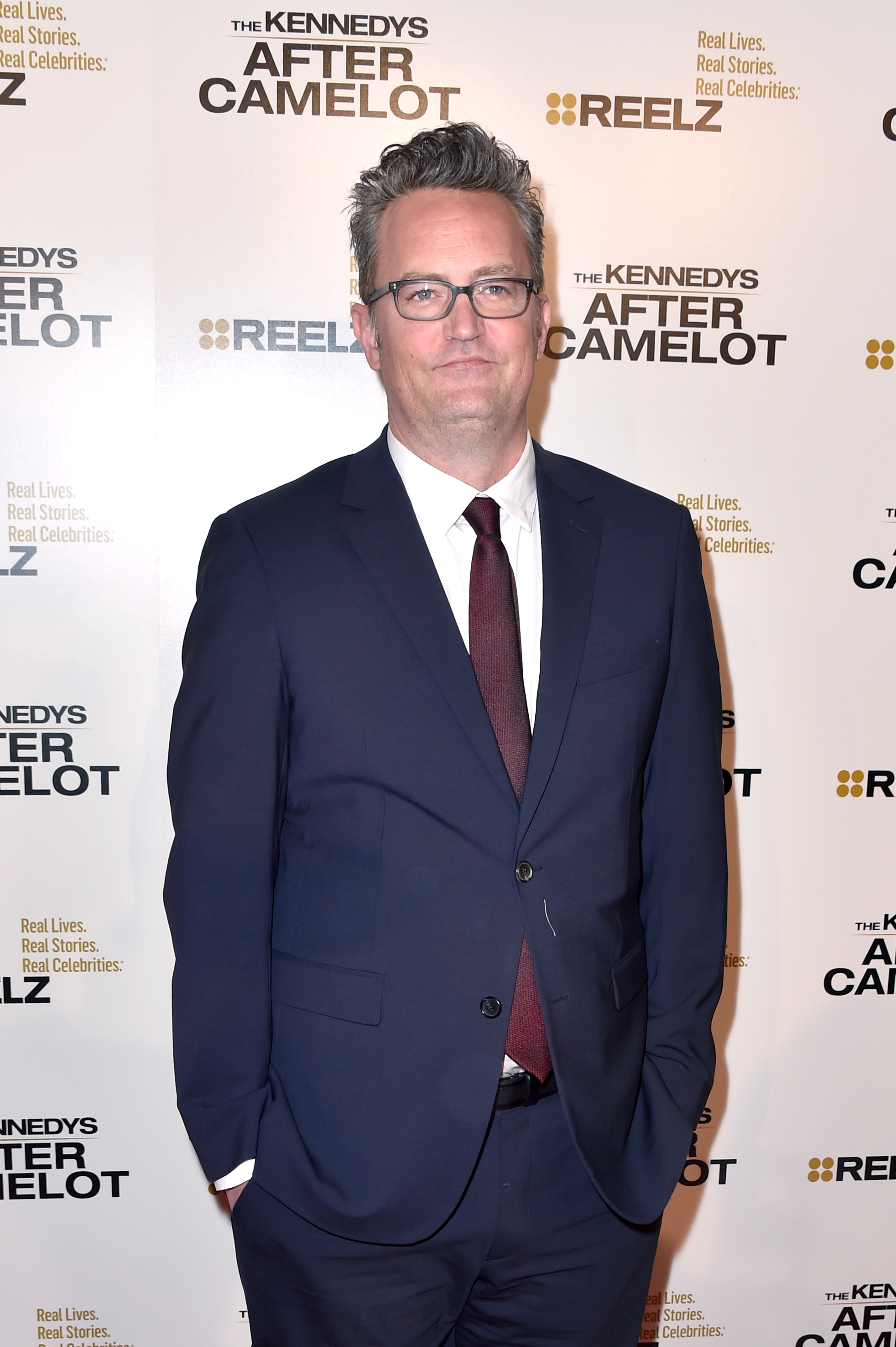 Matthew Perry en el estreno de "The Kennedys After Camelot" de Reelz en Beverly Hills, California, el 15 de marzo de 2017. | Fuente: Getty Images