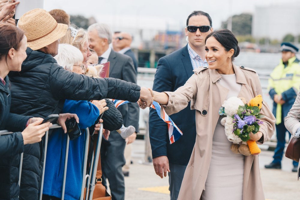 La duquesa de Sussex visita el puerto de Auckland | Fuente: Shutterstock