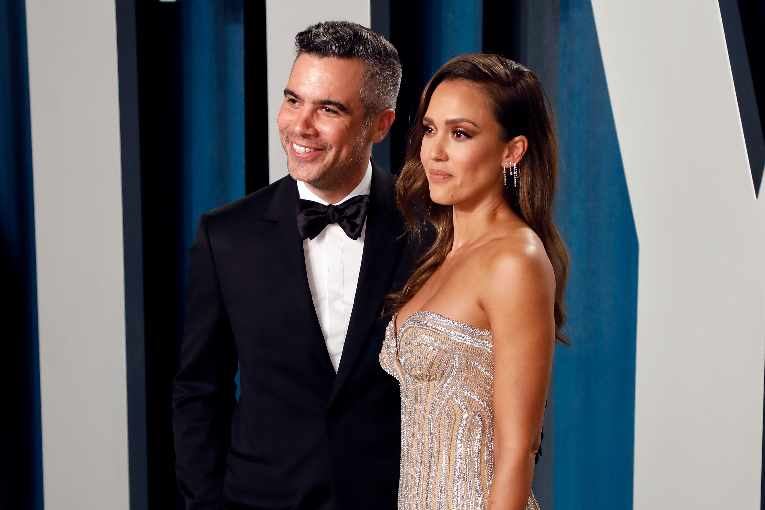 Jessica Alba y Cash Warren asisten a la fiesta de los Oscar de Vanity Fair 2020 el 9 de febrero de 2020 | Fuente: Getty Images