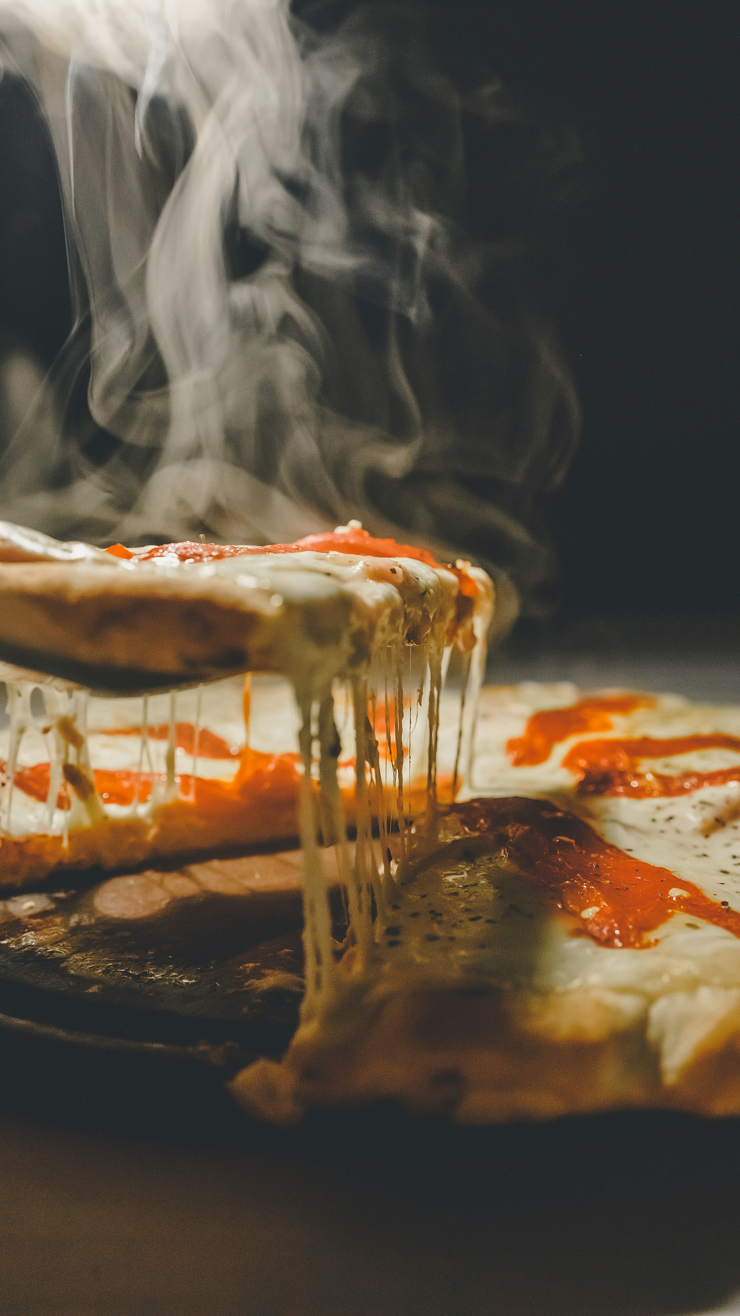 Primer plano de una pizza | Fuente: Unsplash