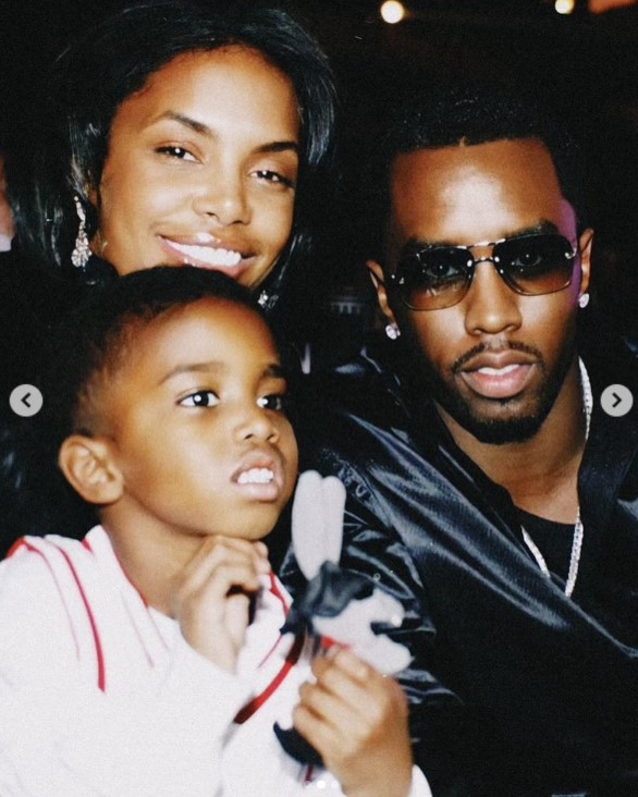 Kim Porter, Sean Combs y Christian Combs en un post subido el 16 de noviembre de 2023 | Fuente: Instagram/kingcombs