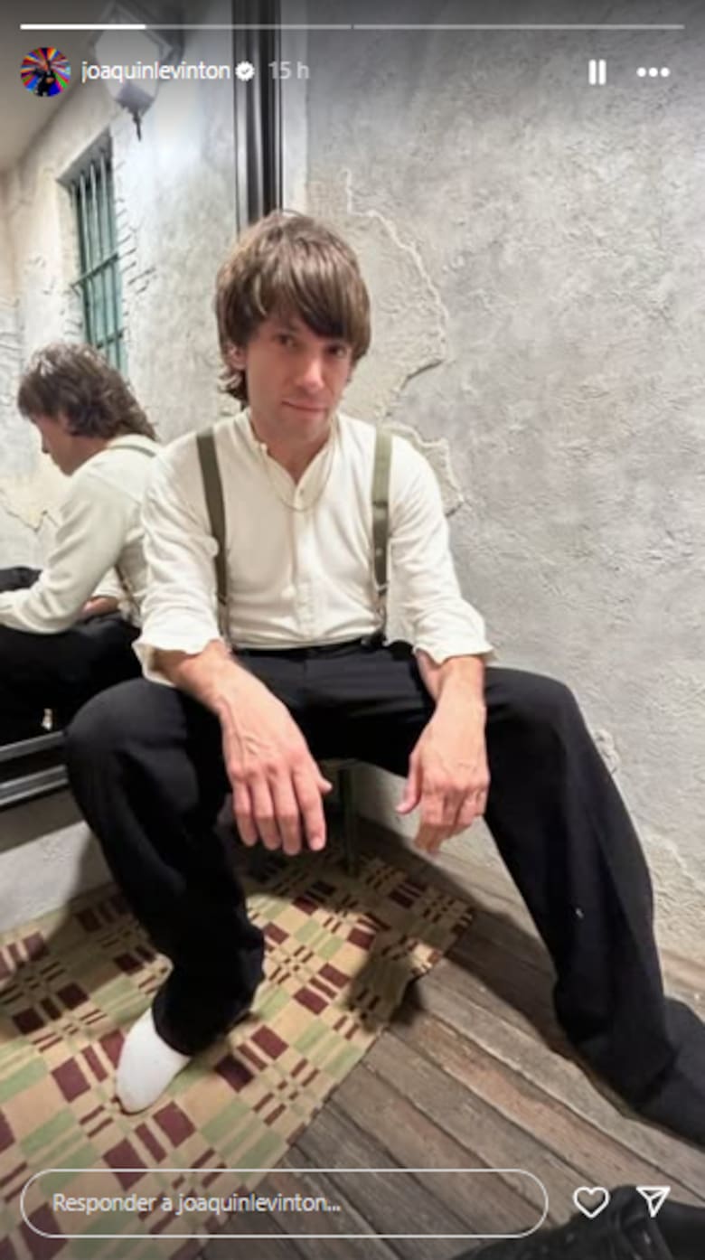 Foto de Joaquín Levinton compartida en sus historias de Instagram poco antes de sufrir la descompensación | Fuente: Instagram Stories/joaquinlevinton