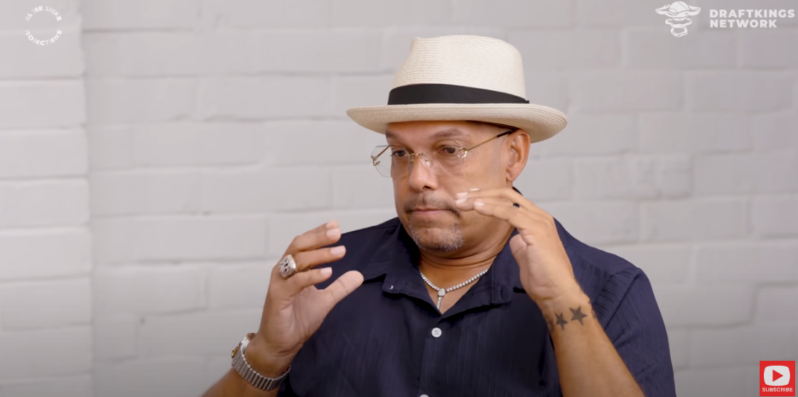 David Justice aparece en "All the Smoke with Matt Barnes and & Stephen Jackson", en un episodio estrenado el 7 de agosto de 2025 | Fuente: YouTube/ALL THE SMOKE