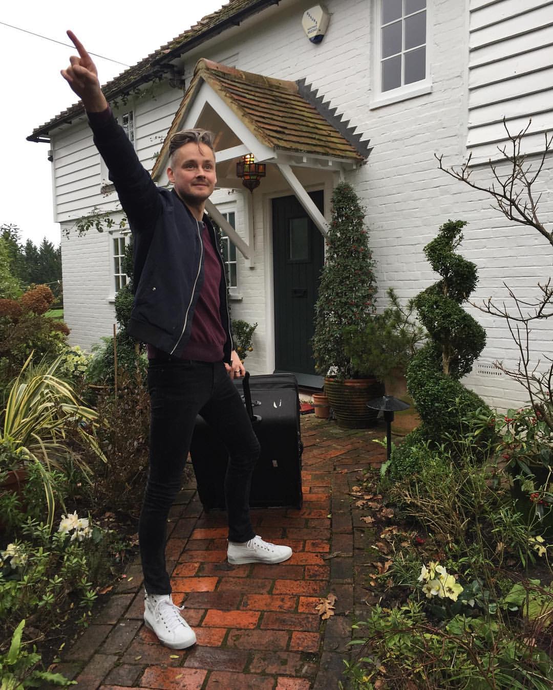 El famoso cantante en un post fechado el 13 de enero de 2017. | Fuente: Instagram/tomchaplin