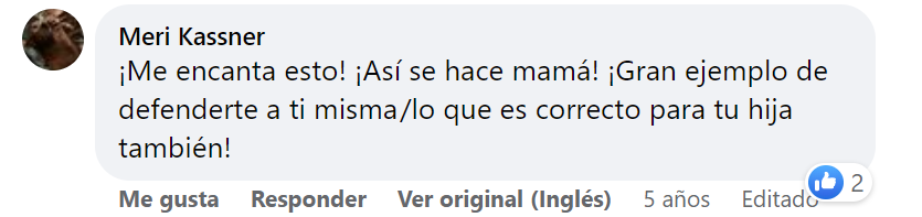 Comentario en una publicación de Facebook de Daily Mail sobre la historia de la lactancia pública de Nicolle Blackman, el 19 de septiembre de 2017 | Foto: Facebook/Daily Mail