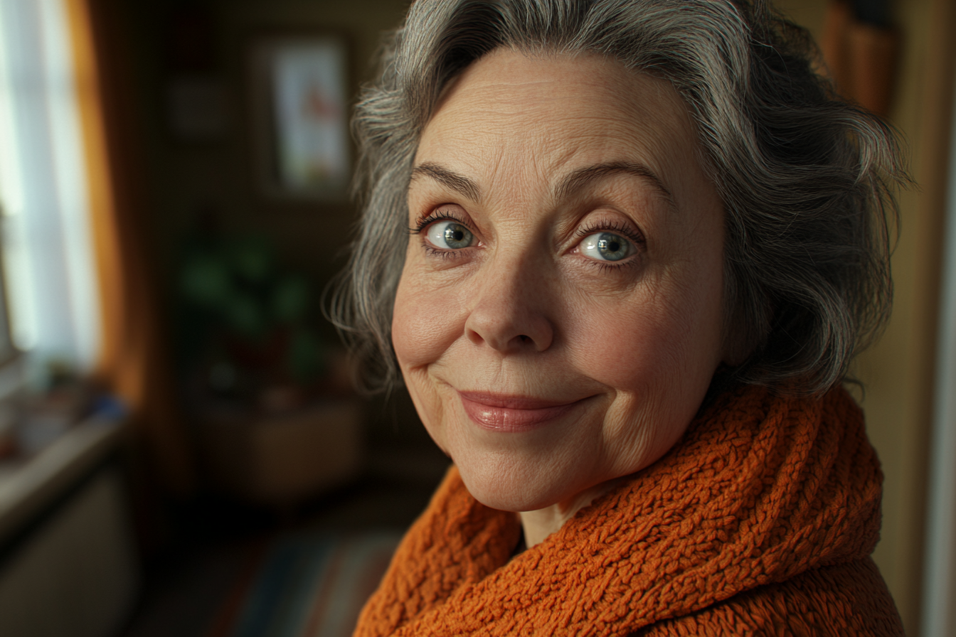 Una mujer sonriendo | Fuente: Midjourney