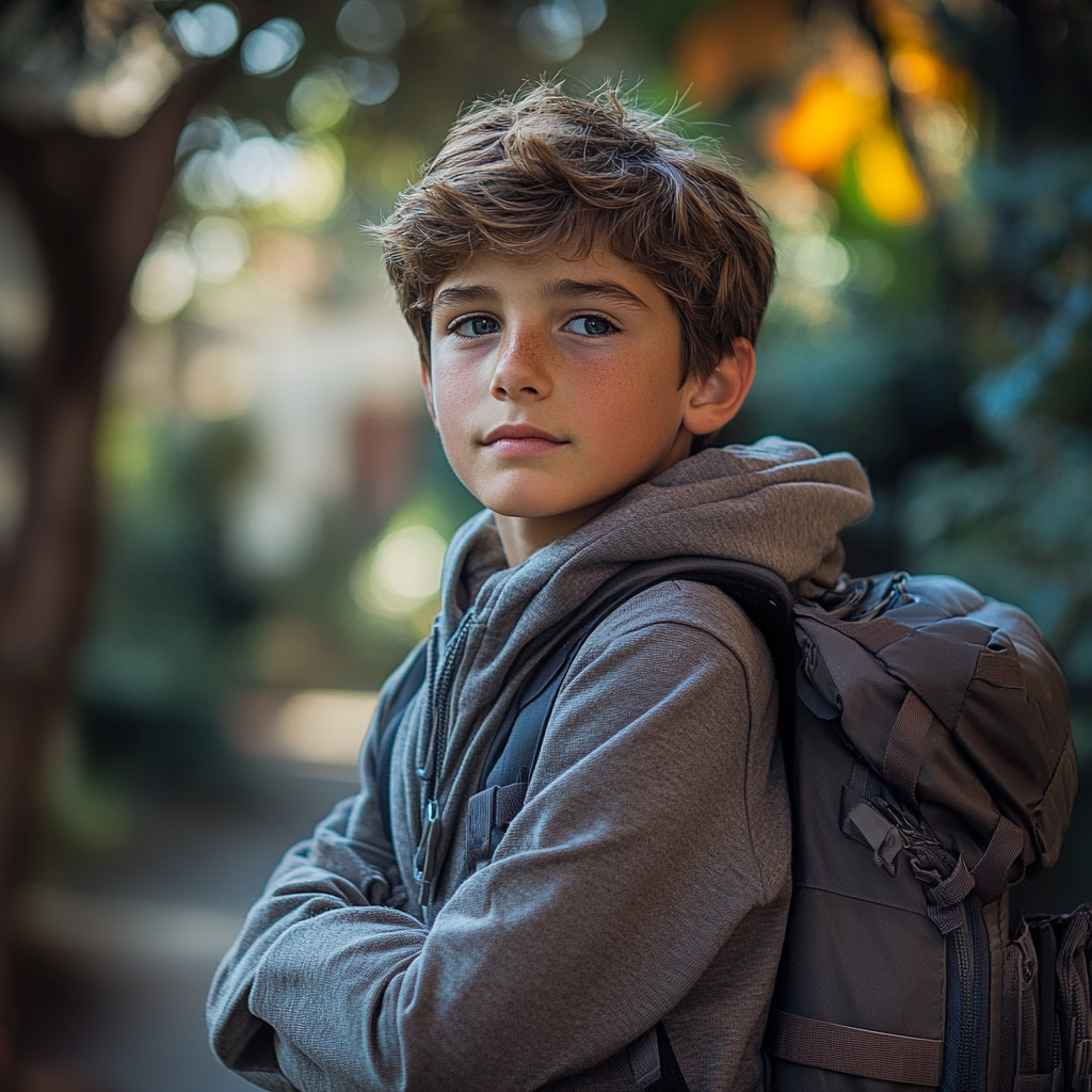 Un niño orgulloso | Fuente: Midjourney