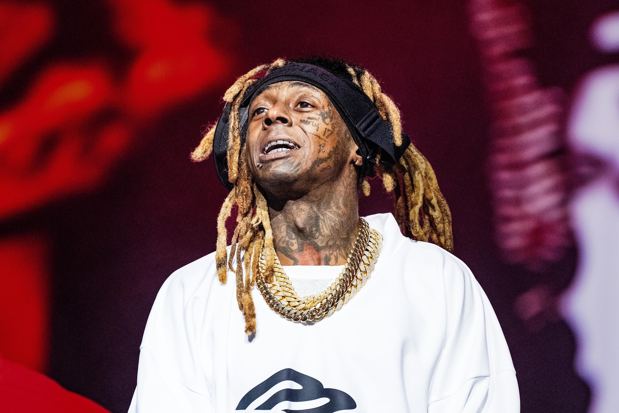 Lil Wayne actuando durante el Lil Weezyana Fest 2024 el 2 de noviembre en Nueva Orleans, Luisiana. | Fuente: Getty Images