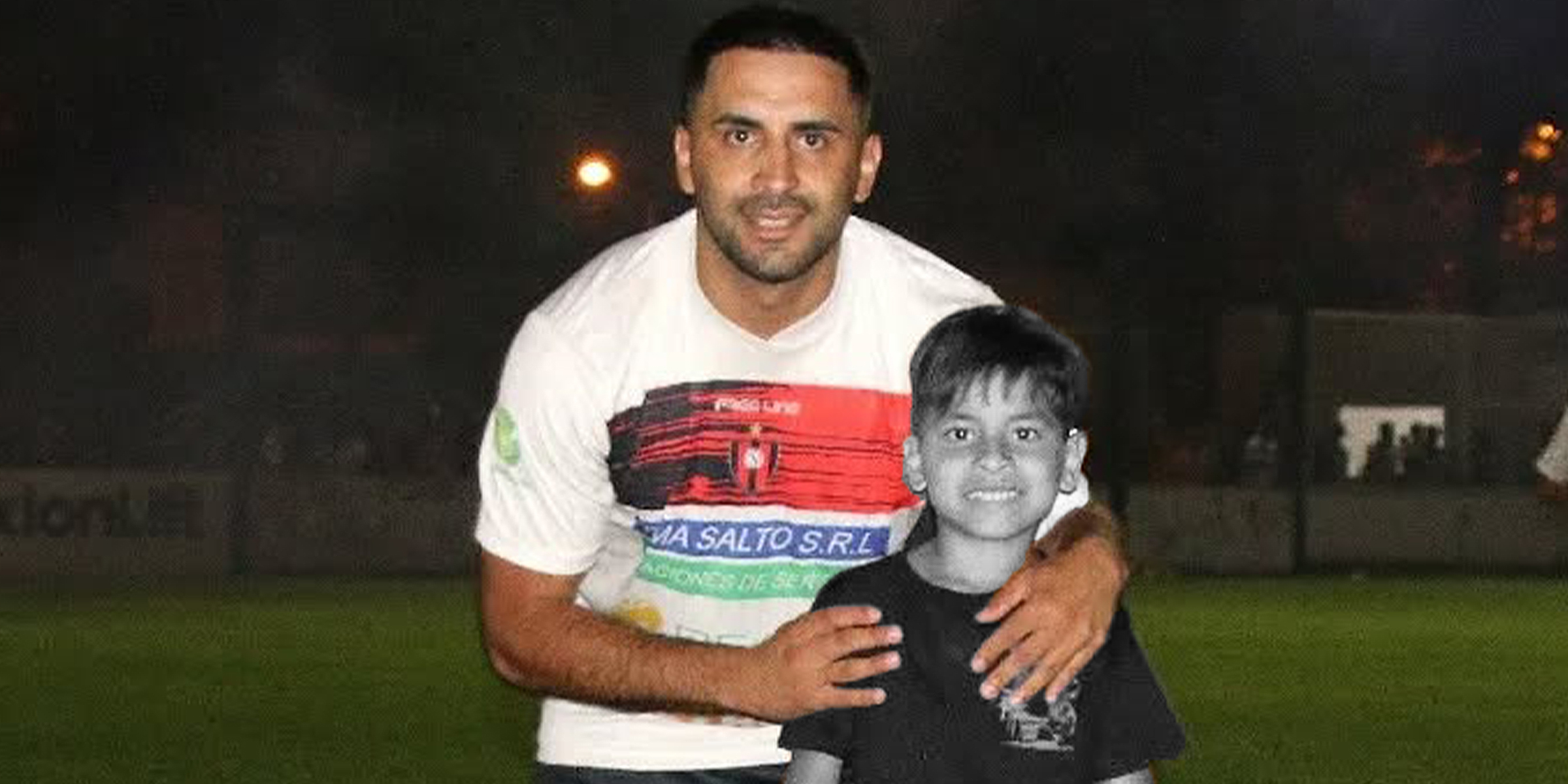 Thiago con su papá. | Foto: instagram.com/fabian_correa96