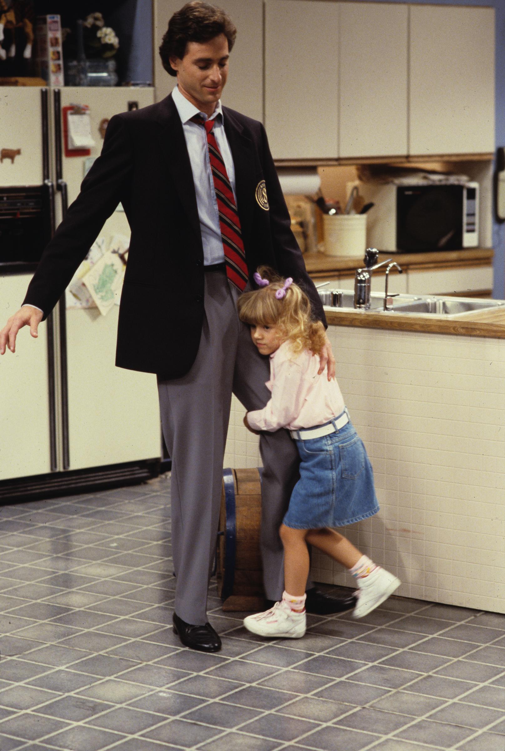 La actriz infantil fotografiada durante un episodio de "Full House" en 1987 | Fuente: Getty Images