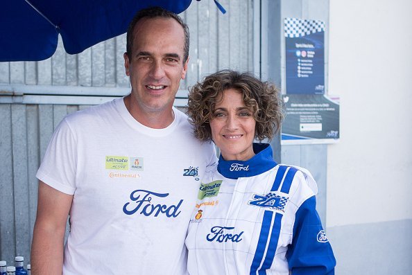 Santi Acosta y Ana García Lozano asisten a la carrera benéfica '24 Horas Ford 'en el hipódromo de Jarama el 6 de julio de 2018 en Madrid, España. | Foto: Getty Images