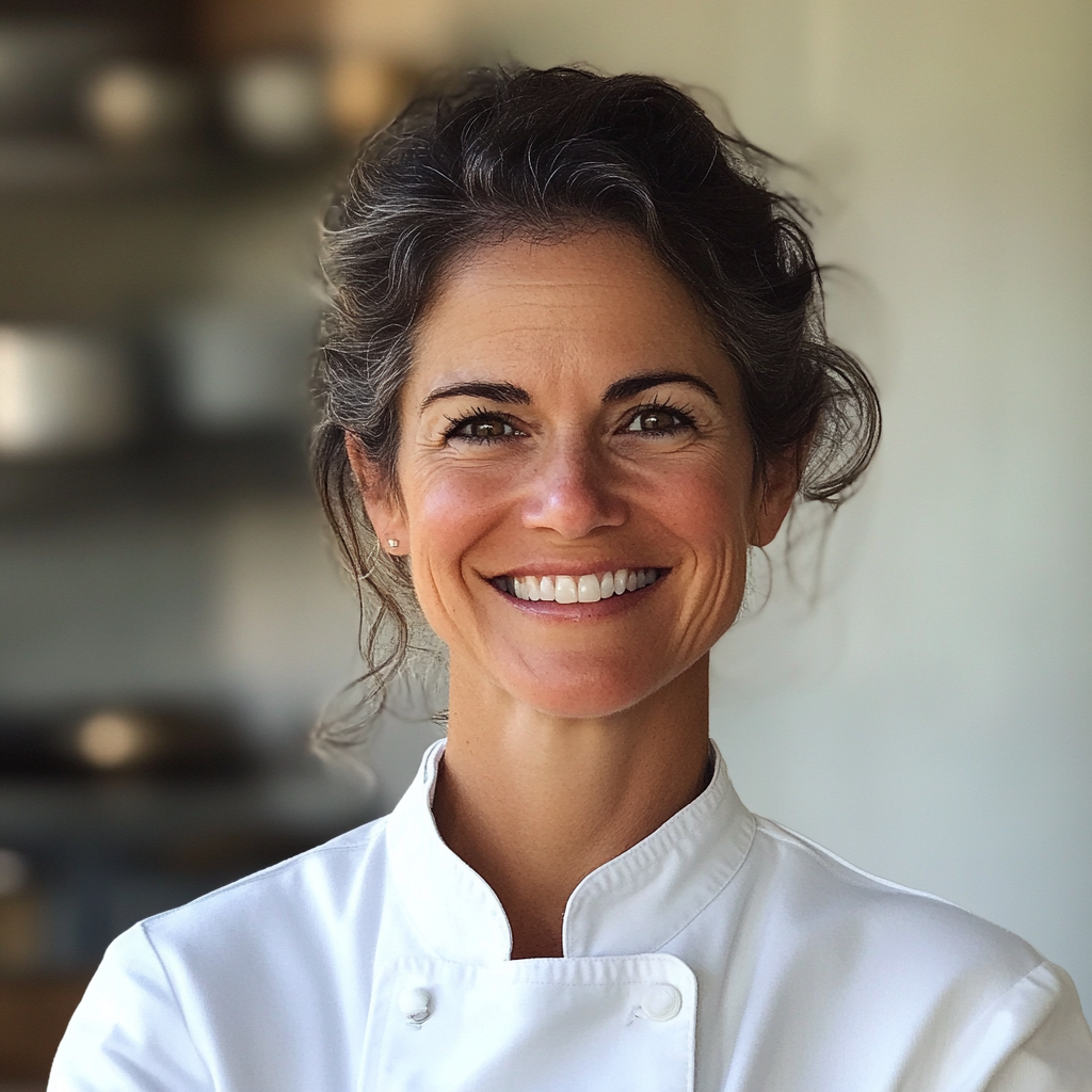 Un chef privado sonriente | Fuente: Midjourney