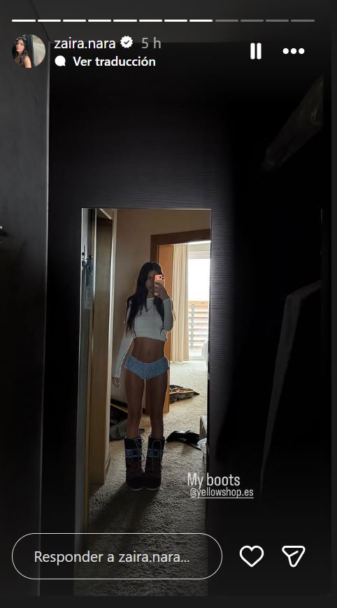 Zaira Nara luce sus botas | Fuente: Instagram/zaira.nara