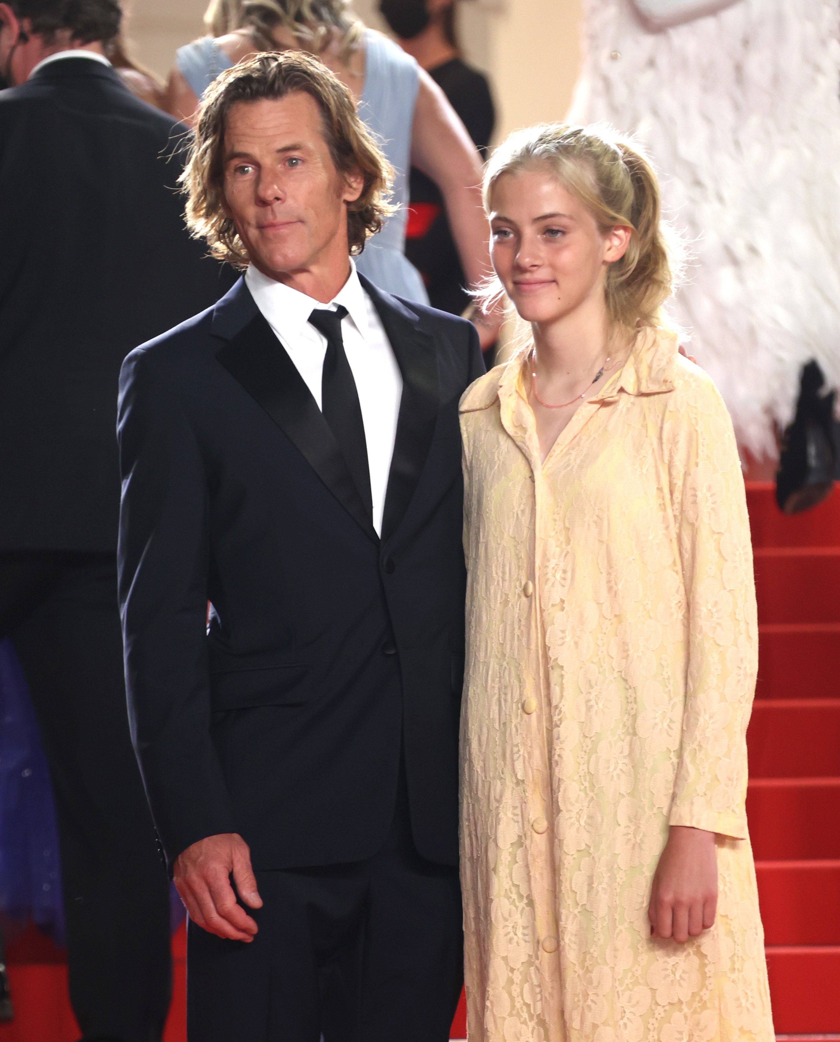 Hazel Moder y Daniel Moder en la proyección de "Flag Day" en la 74 edición del Festival de Cine de Cannes el 10 de julio de 2021 | Fuente: Getty Images