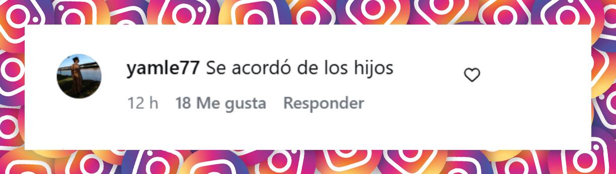 Comentario de una usuaria | Fuente: Instagram/revista_paparazzi