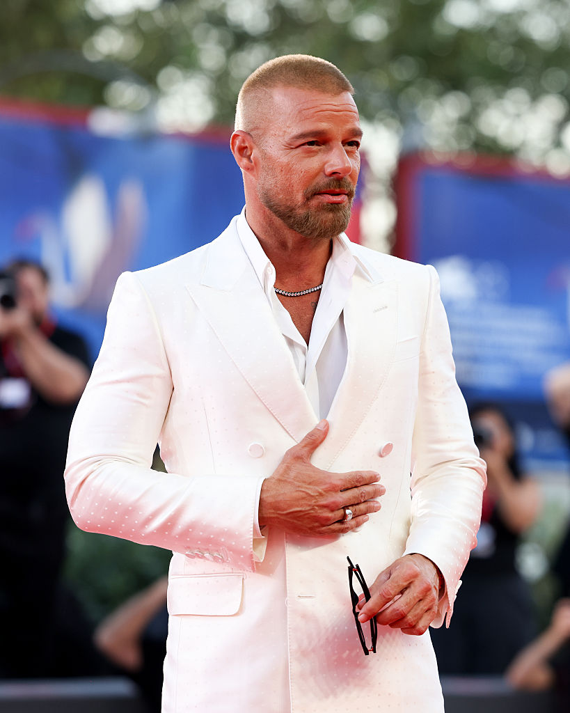 Ricky Martin en el estreno de "The Echo Chamber" durante la 83ª edición del Festival Internacional de Cine de Venecia, el 6 de septiembre de 2026, en Venecia, Italia. | Fuente: Getty Images