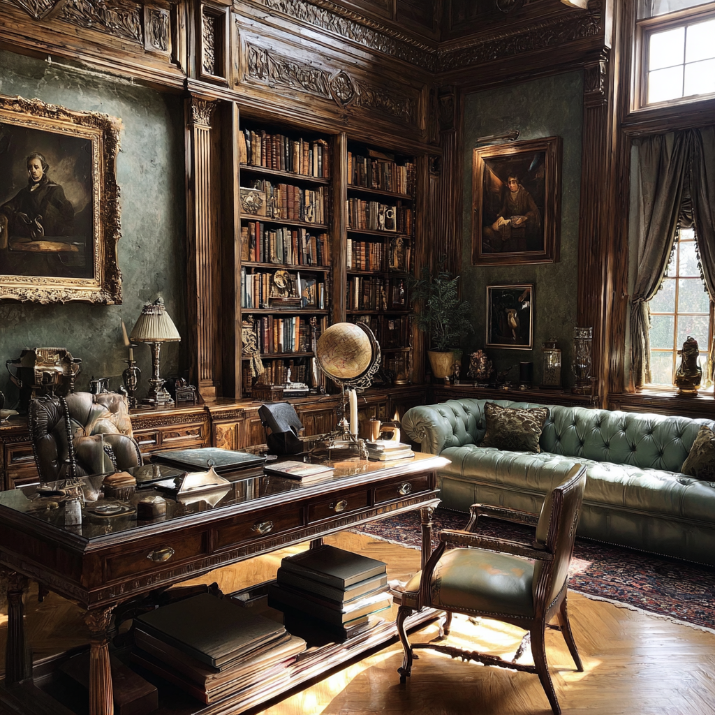 L'interno di uno studio domestico Fonte: Midjourney