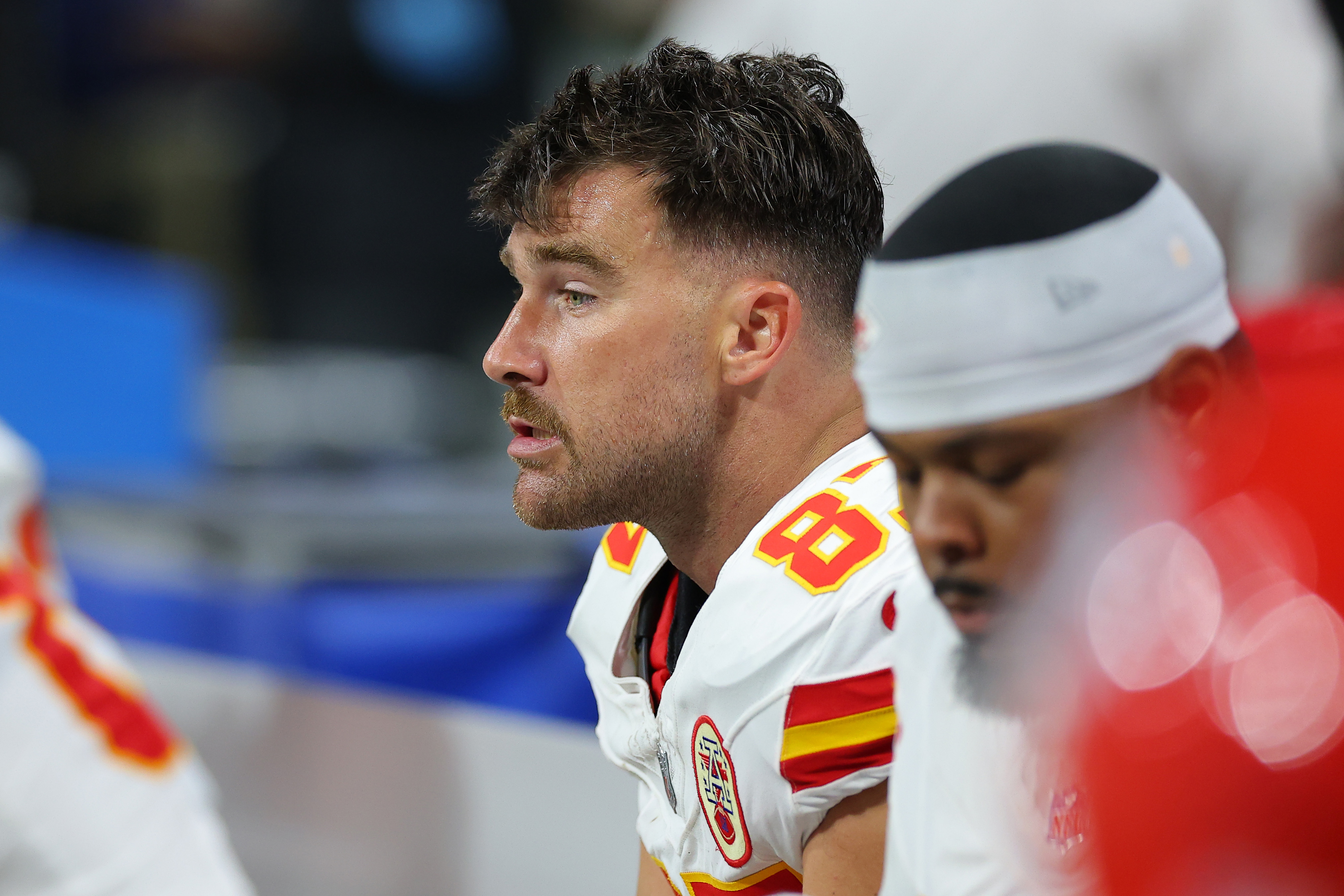 Travis Kelce, #87 de los Kansas City Chiefs, el 22 de septiembre de 2024, en Atlanta, Georgia | Fuente: Getty Images