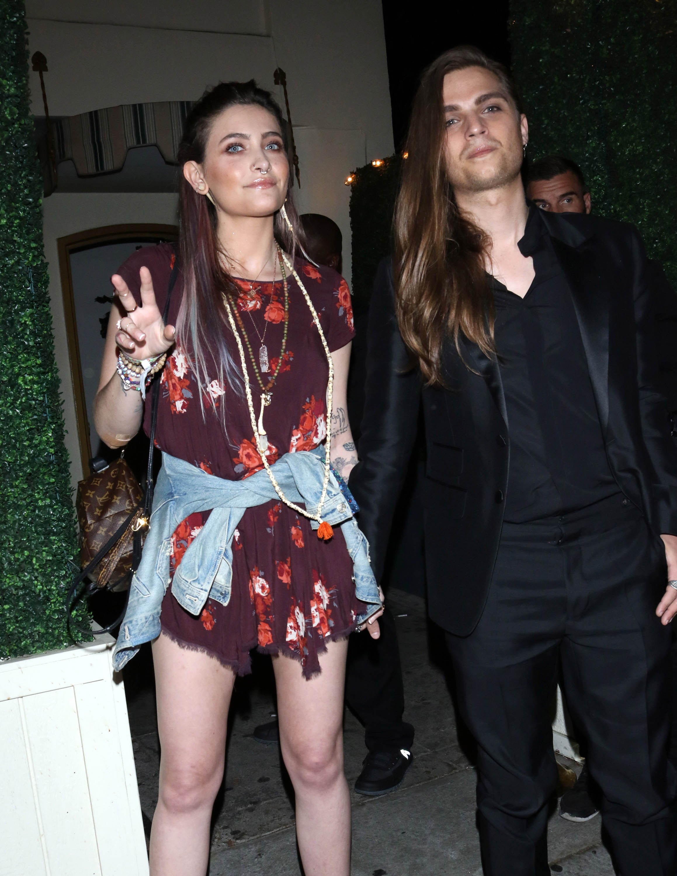 Paris Jackson y Gabriel Glenn aparecen el 10 de octubre de 2019 | Fuente: Getty Images